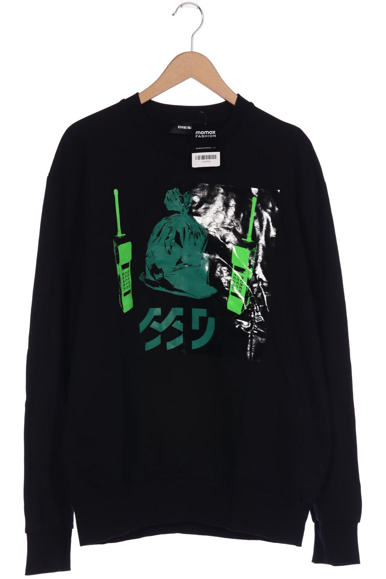 

Diesel Herren Sweatshirt, schwarz