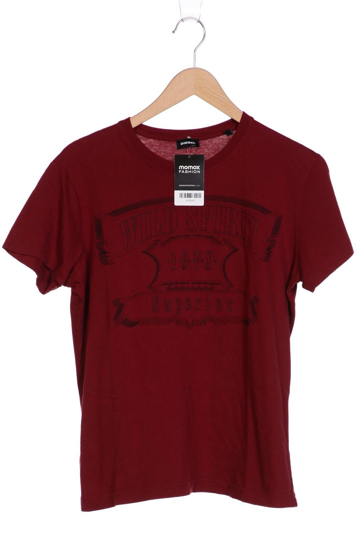 

Diesel Herren T-Shirt, bordeaux, Gr. 52