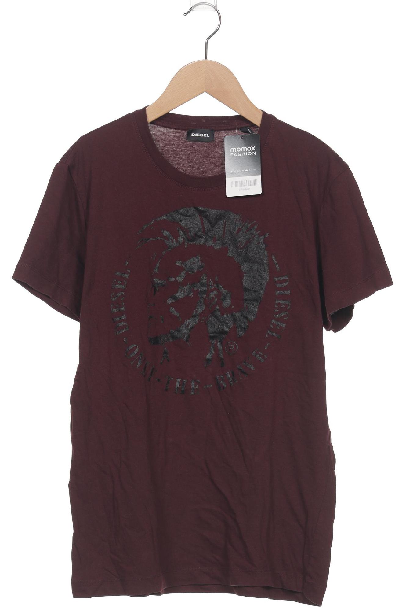 

Diesel Herren T-Shirt, bordeaux, Gr. 48