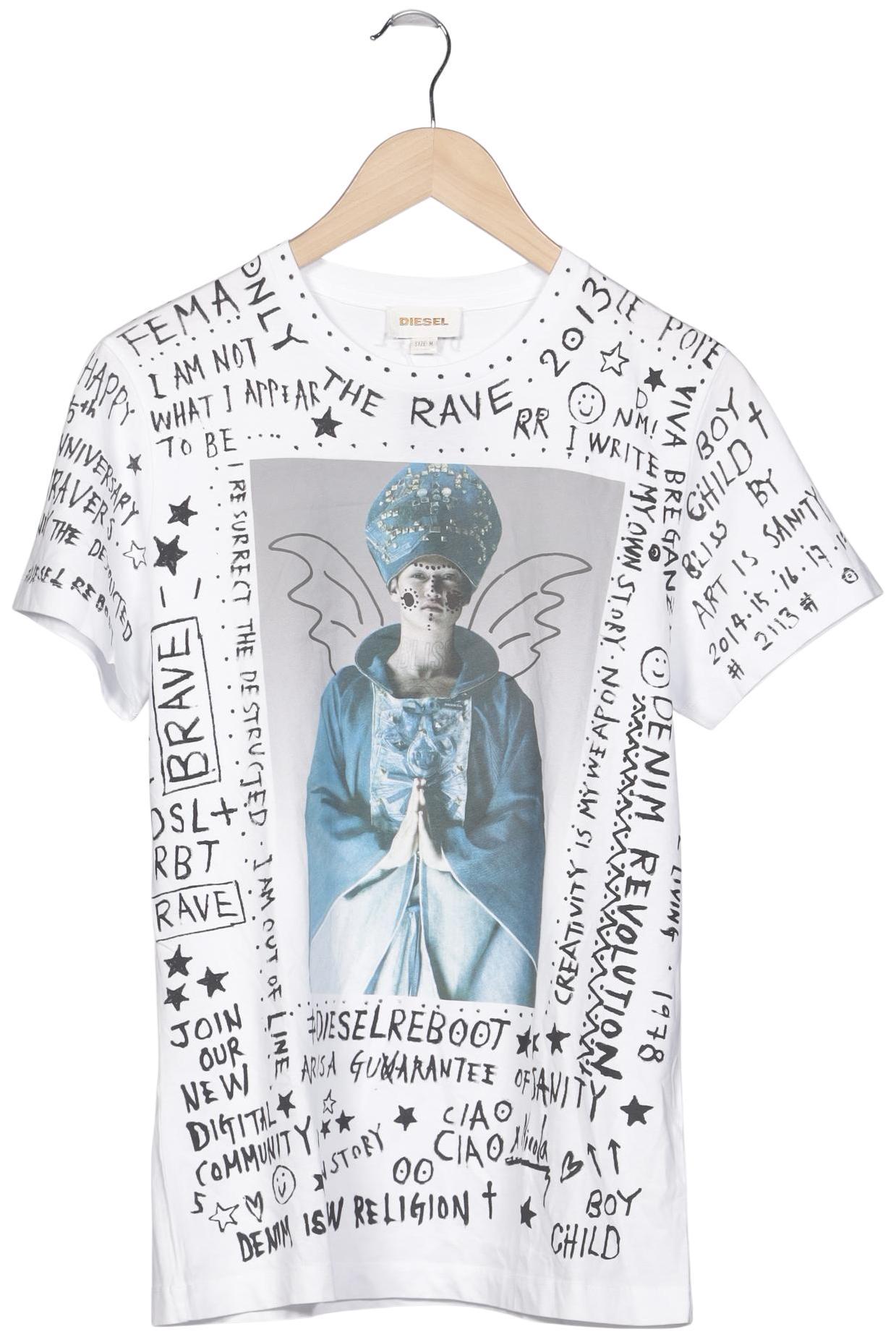 

Diesel Herren T-Shirt, weiß, Gr. 48