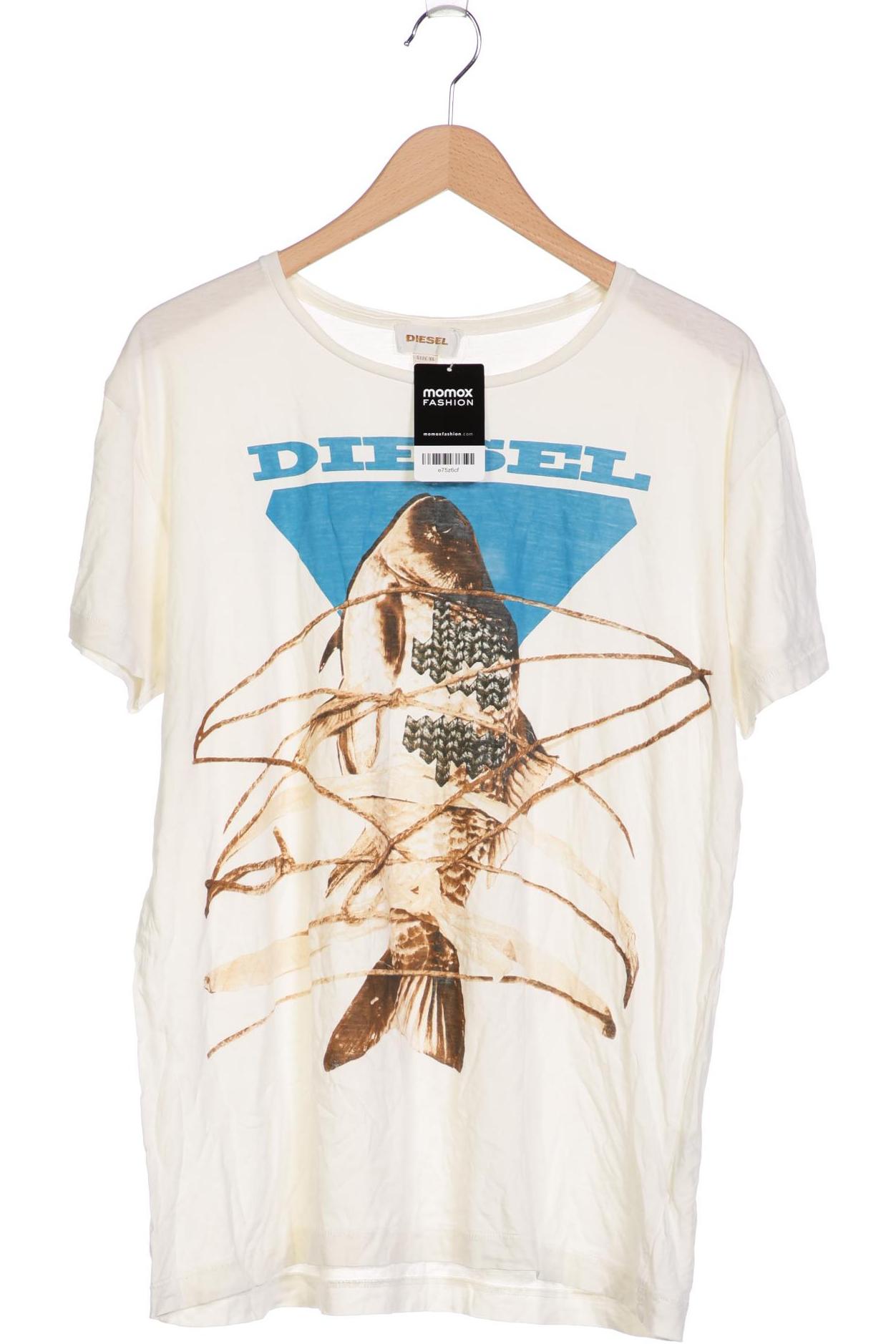 

Diesel Herren T-Shirt, cremeweiß, Gr. 54
