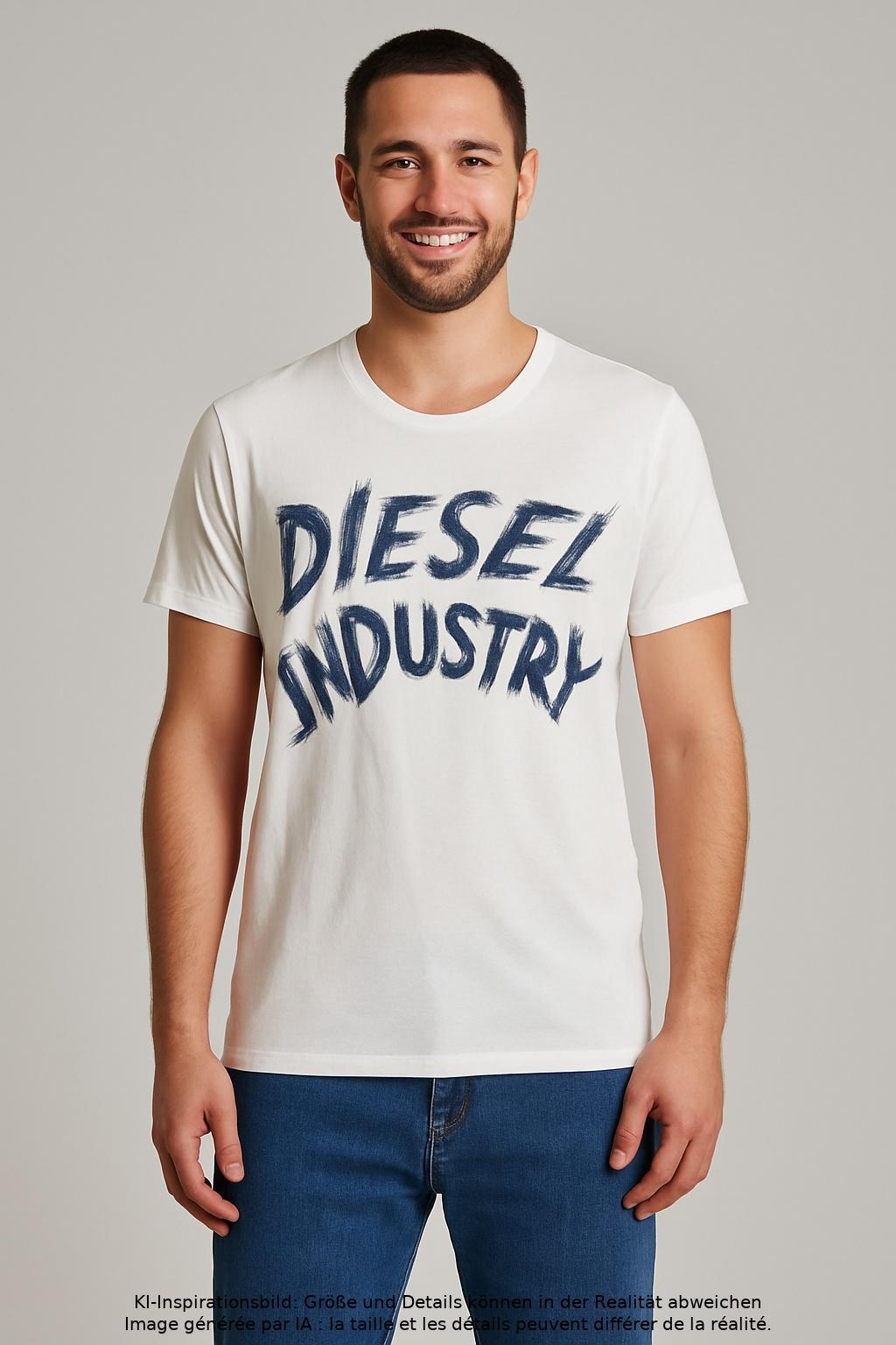 

Diesel Herren T-Shirt, weiß, Gr. 52