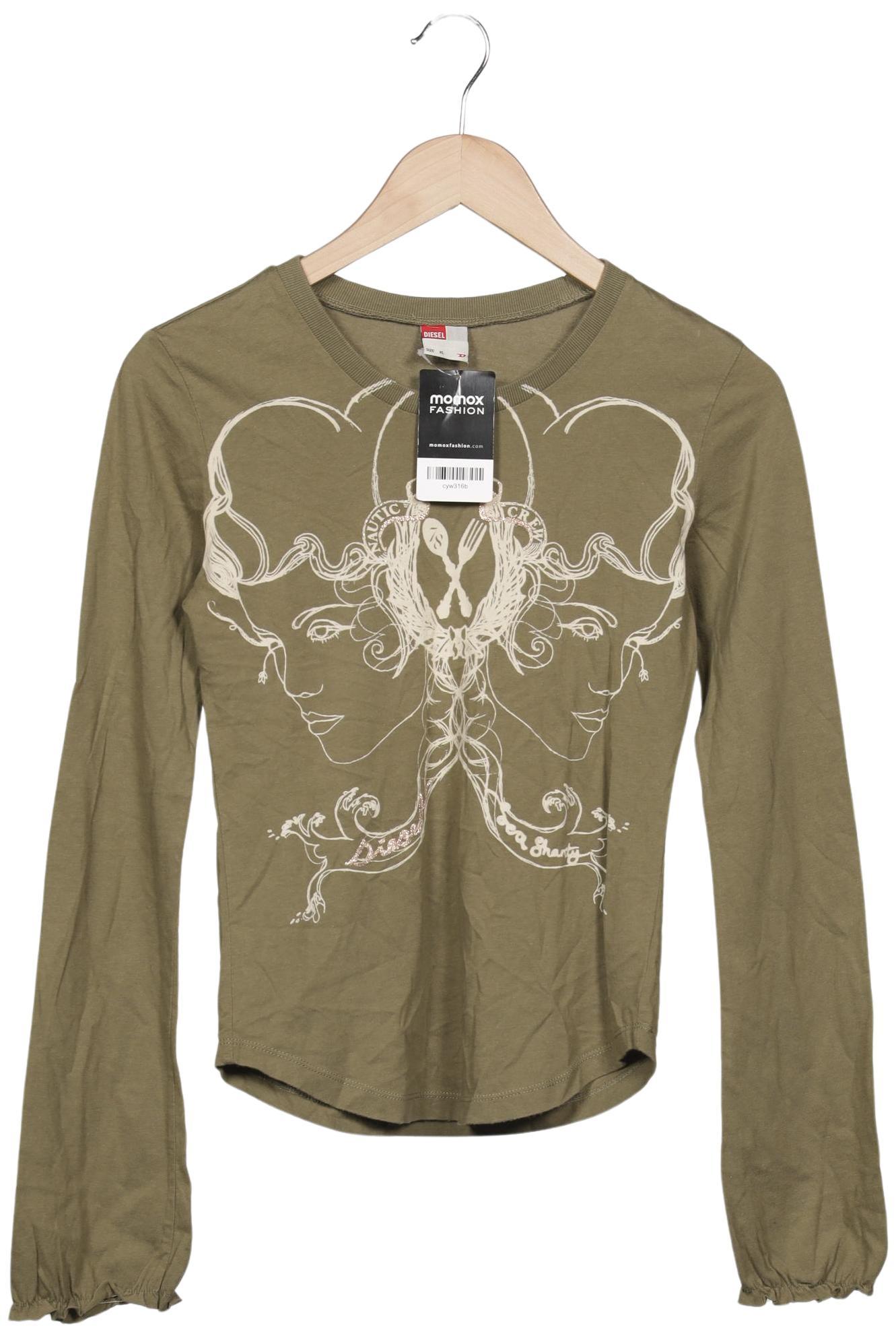 

Diesel Damen Langarmshirt, grün, Gr. 170
