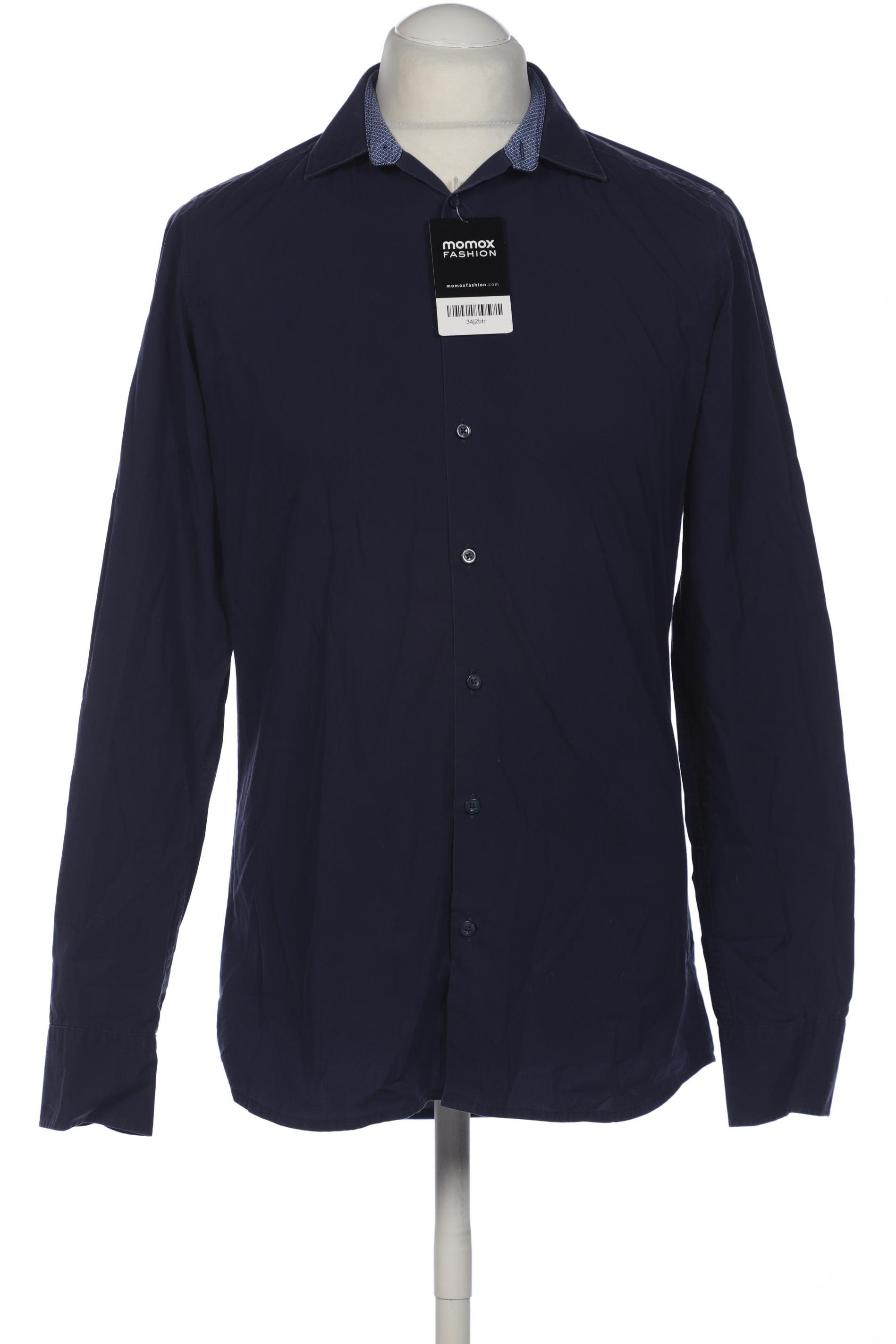 

Digel Herren Hemd, marineblau, Gr. 48