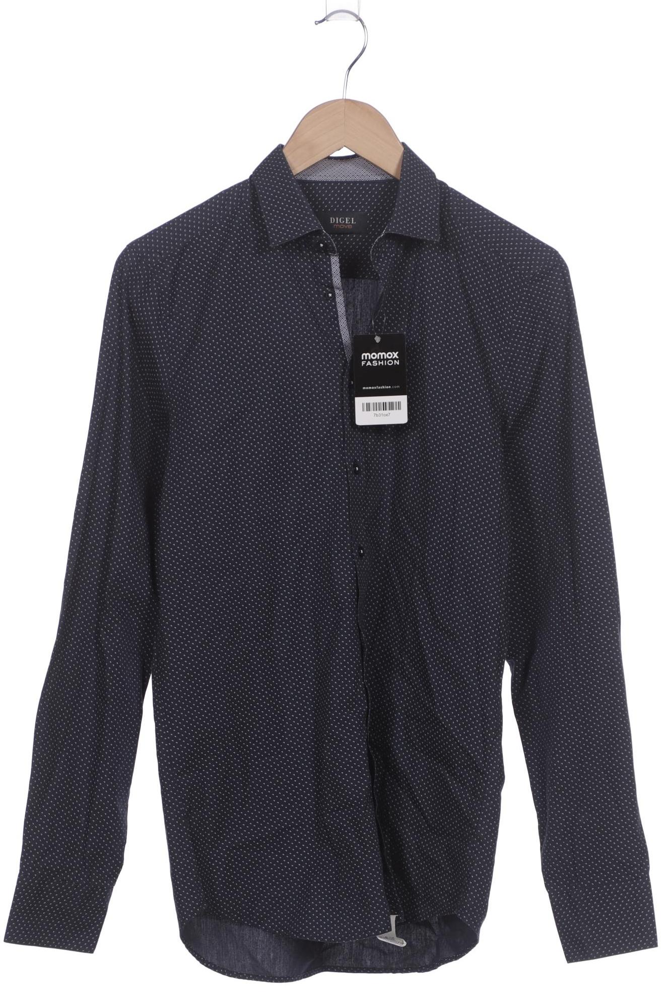 

Digel Herren Hemd, marineblau, Gr. 46