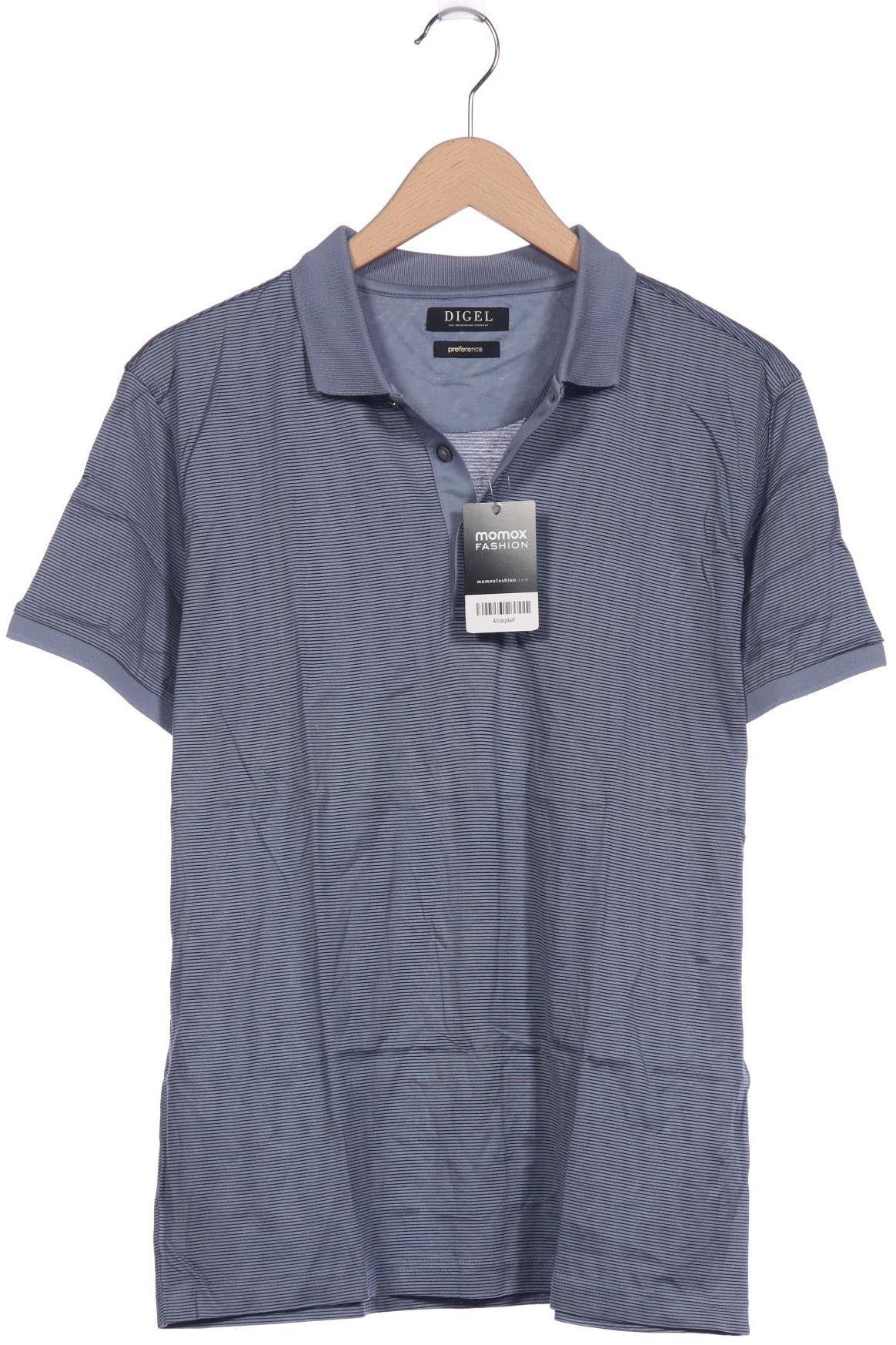 Thumbnail - Digel Herren Poloshirt, blau, Gr. 52