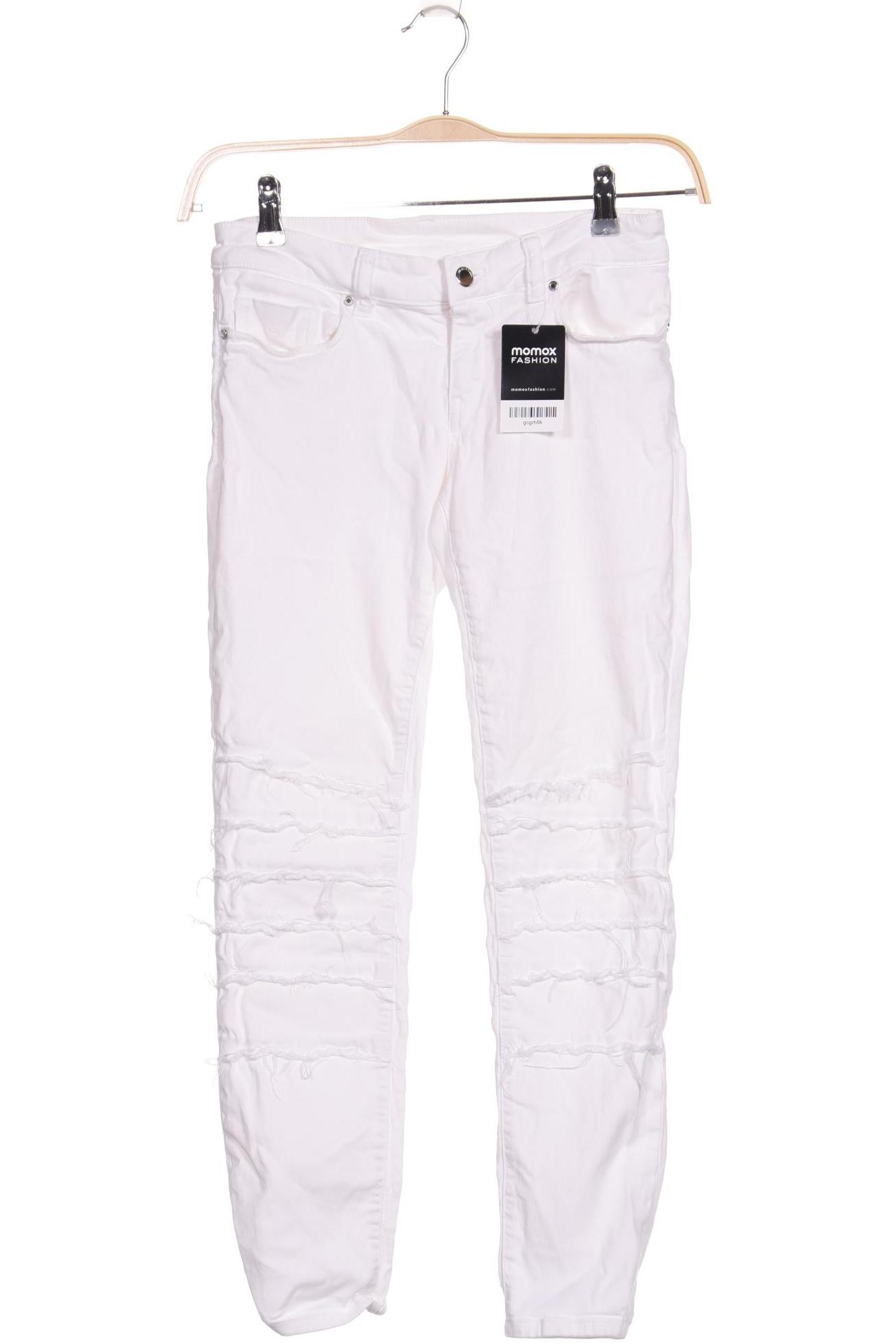 

Dirk Bikkembergs Damen Jeans, weiß, Gr. 28
