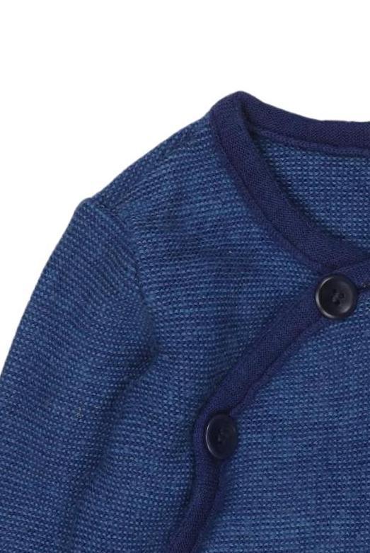 Thumbnail - disana Jungen Strickjacke, marineblau, Gr. 74