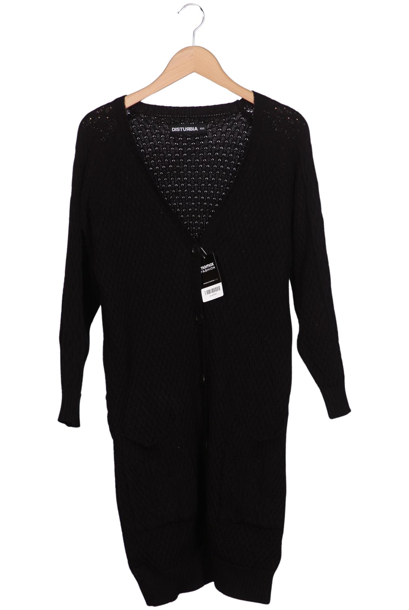 

Disturbia Damen Strickjacke, schwarz, Gr. 34