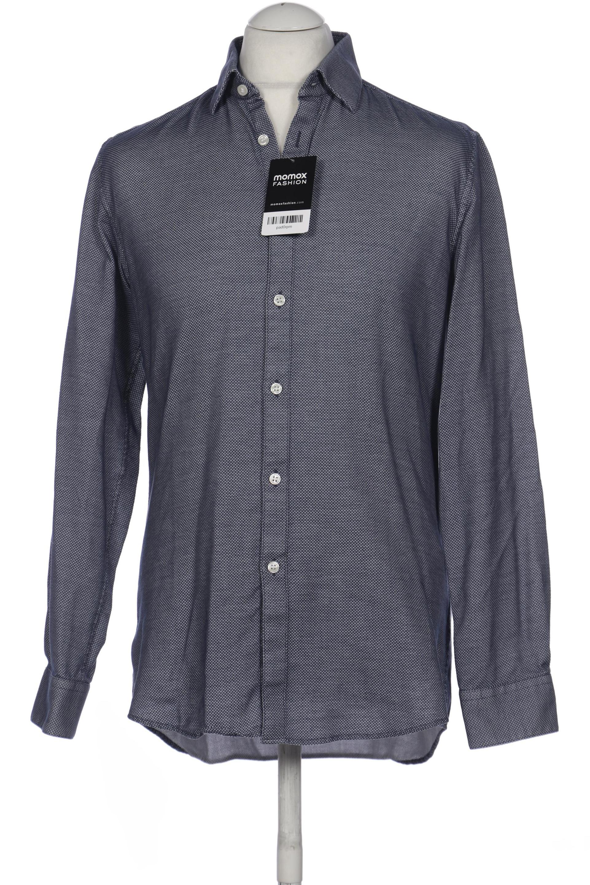 

Dkny by Donna Karan New York Herren Hemd, marineblau, Gr. 52