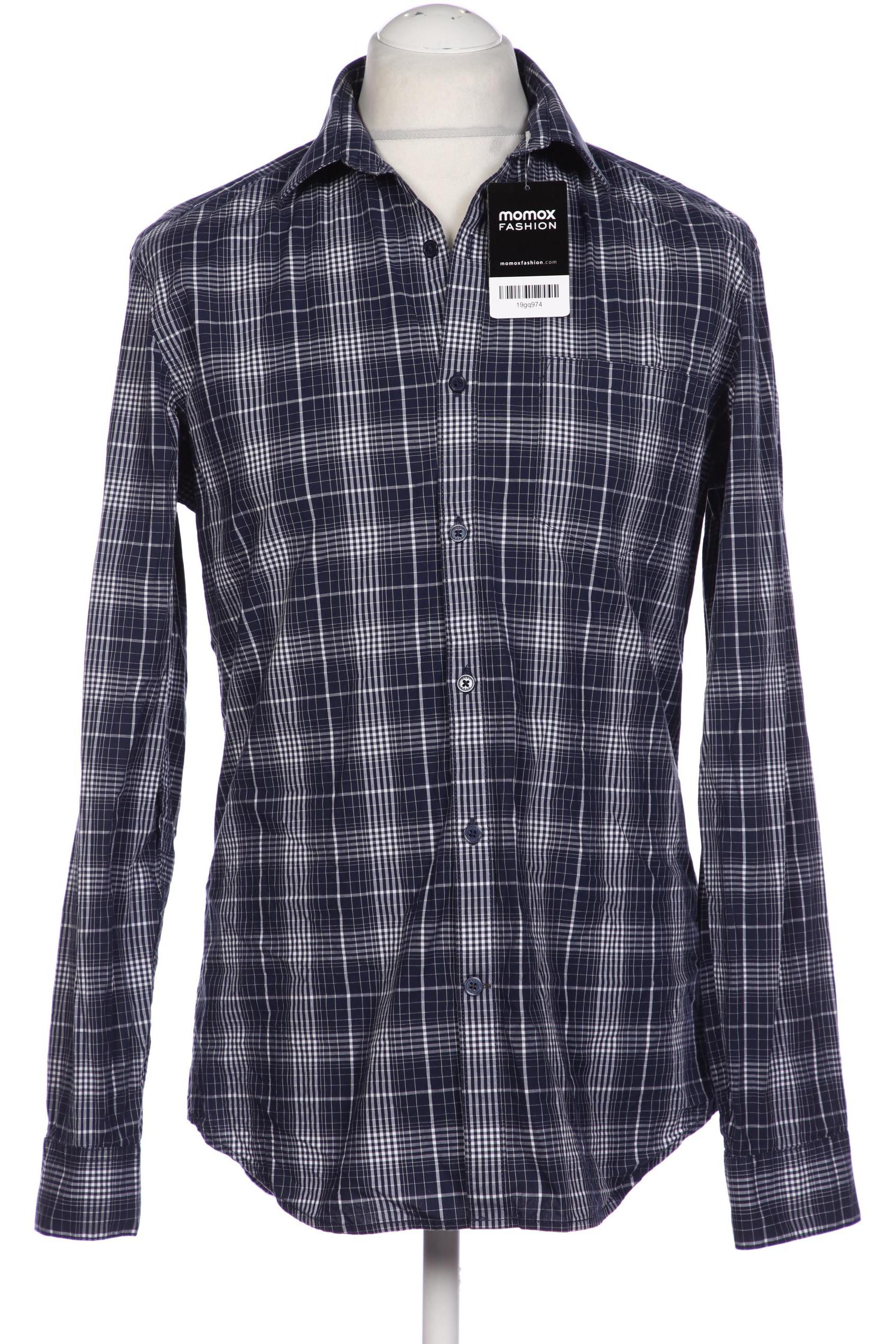 

Dkny by Donna Karan New York Herren Hemd, marineblau, Gr. 15.5
