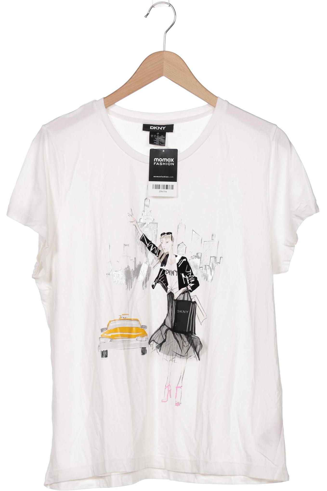

Dkny by Donna Karan New York Damen T-Shirt, weiß, Gr. 42