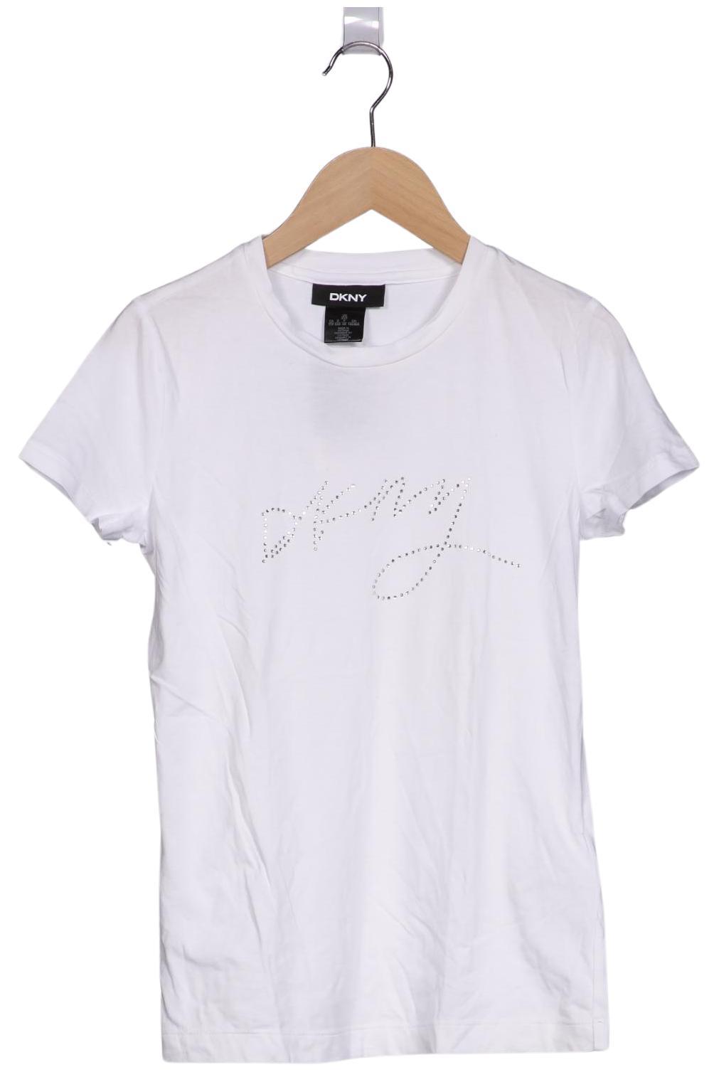 

Dkny by Donna Karan New York Damen T-Shirt, weiß, Gr. 32