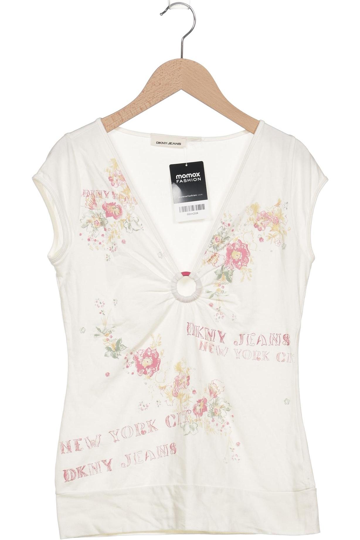 

Dkny by Donna Karan New York Damen T-Shirt, cremeweiß, Gr. 38