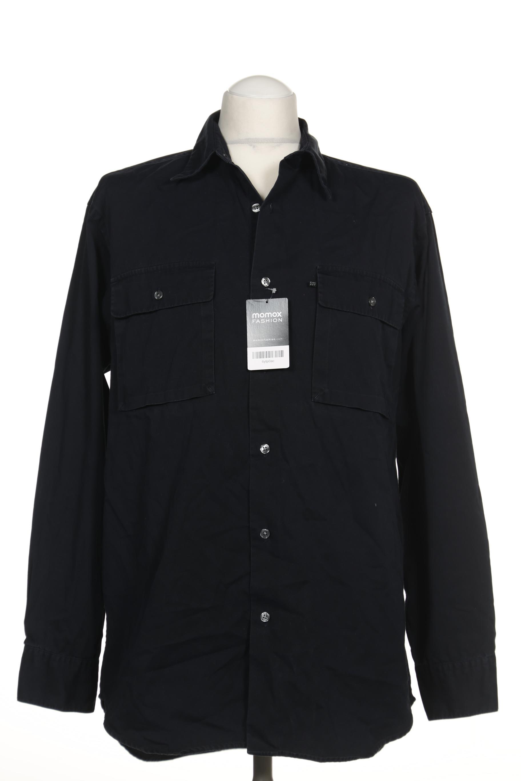 

DKNY by Donna Karan New York Herren Hemd, marineblau