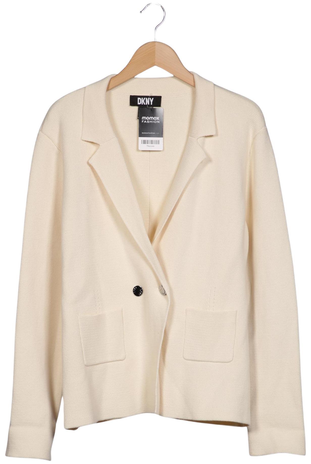 

Dkny by Donna Karan New York Damen Strickjacke, cremeweiß, Gr. 42