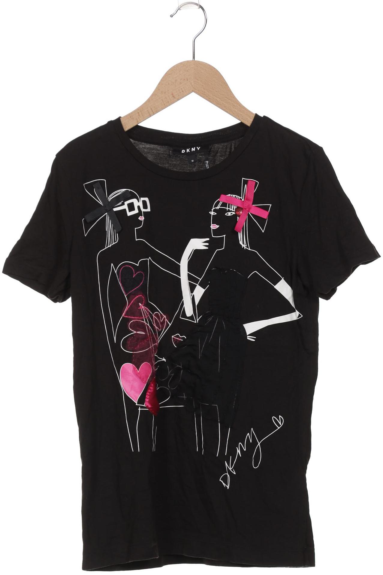 

Dkny by Donna Karan New York Damen T-Shirt, schwarz, Gr. 34