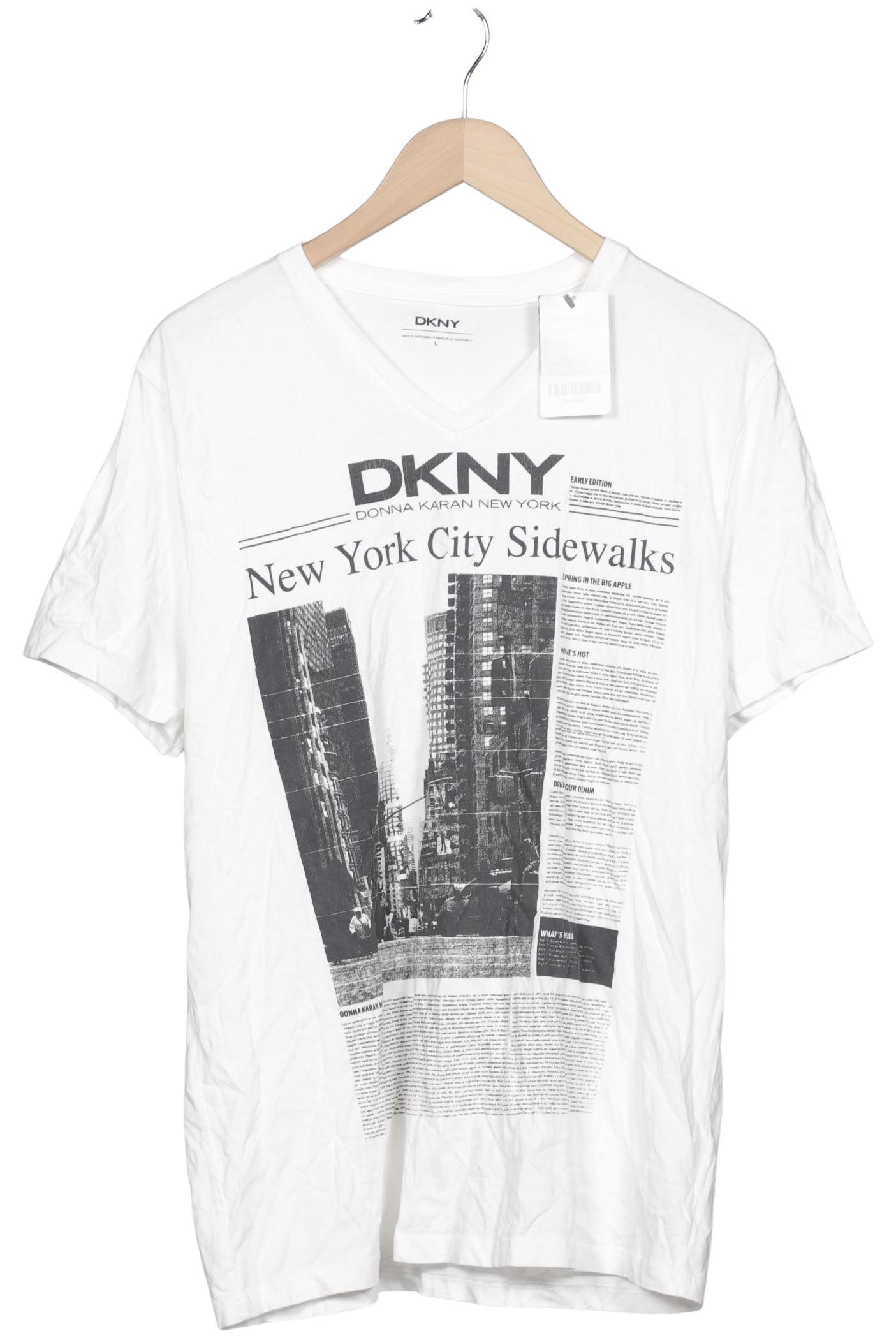 

Dkny by Donna Karan New York Herren T-Shirt, weiß, Gr. 52