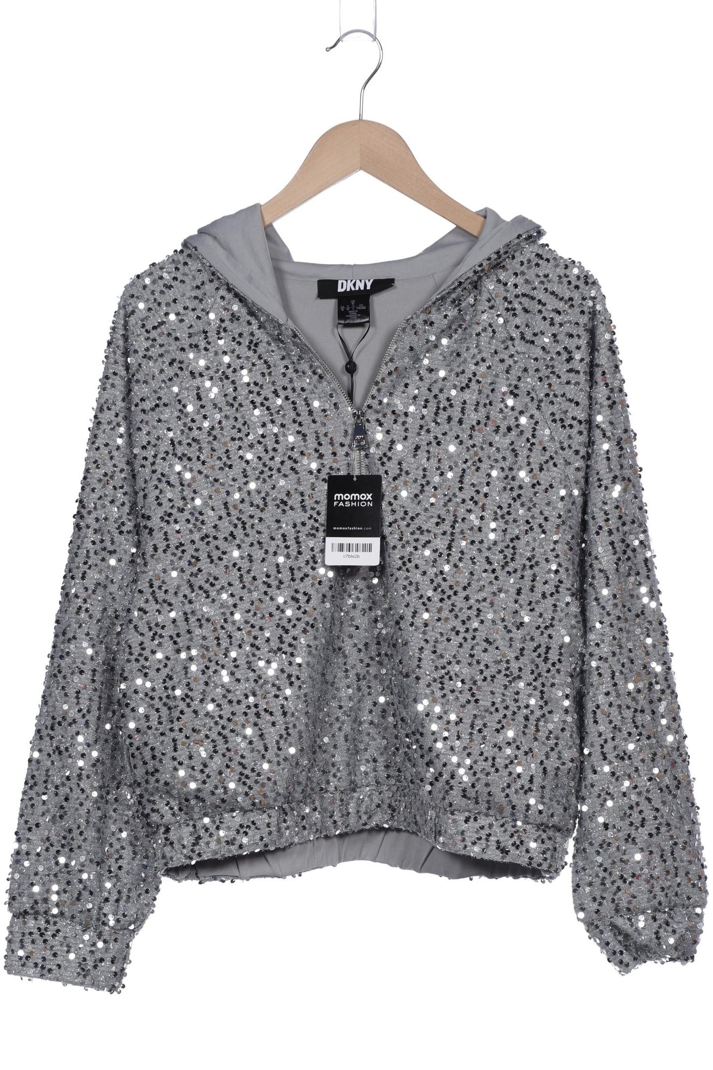 

DKNY by Donna Karan New York Damen Kapuzenpullover, silber