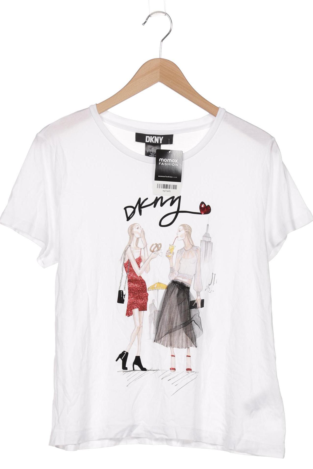 

Dkny by Donna Karan New York Damen T-Shirt, weiß, Gr. 42