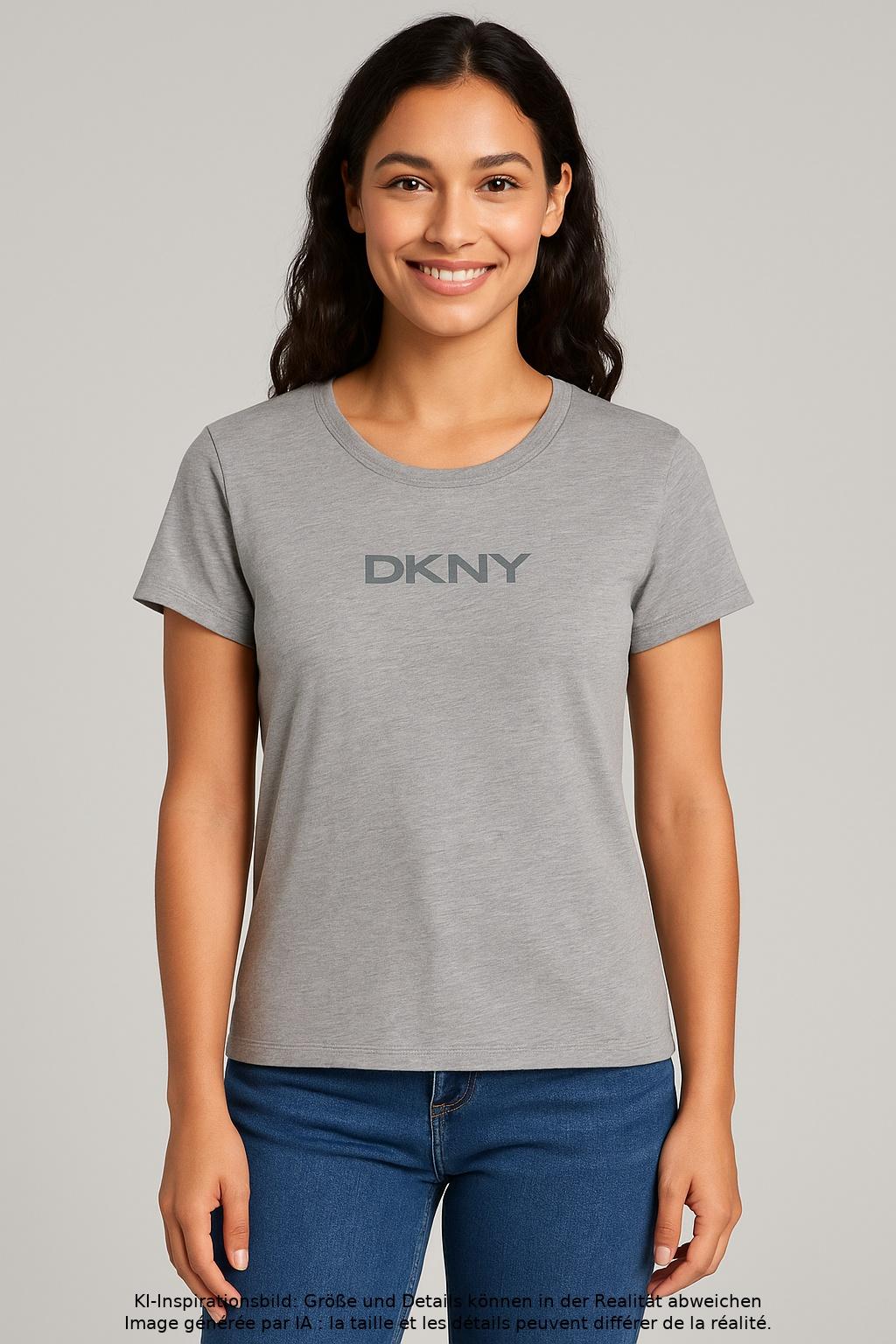 

Dkny by Donna Karan New York Damen T-Shirt, grau, Gr. 38