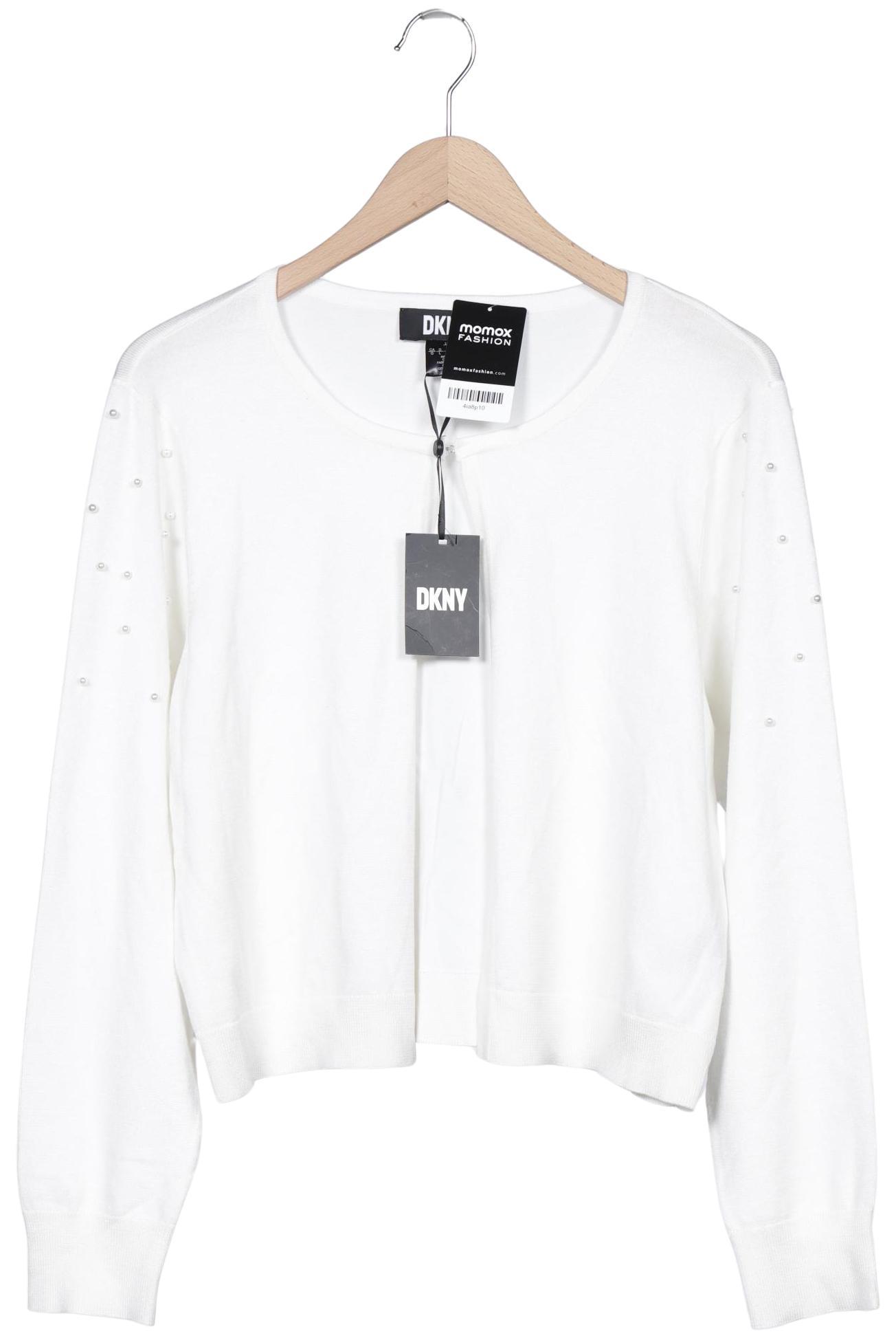 

Dkny by Donna Karan New York Damen Strickjacke, weiß, Gr. 42