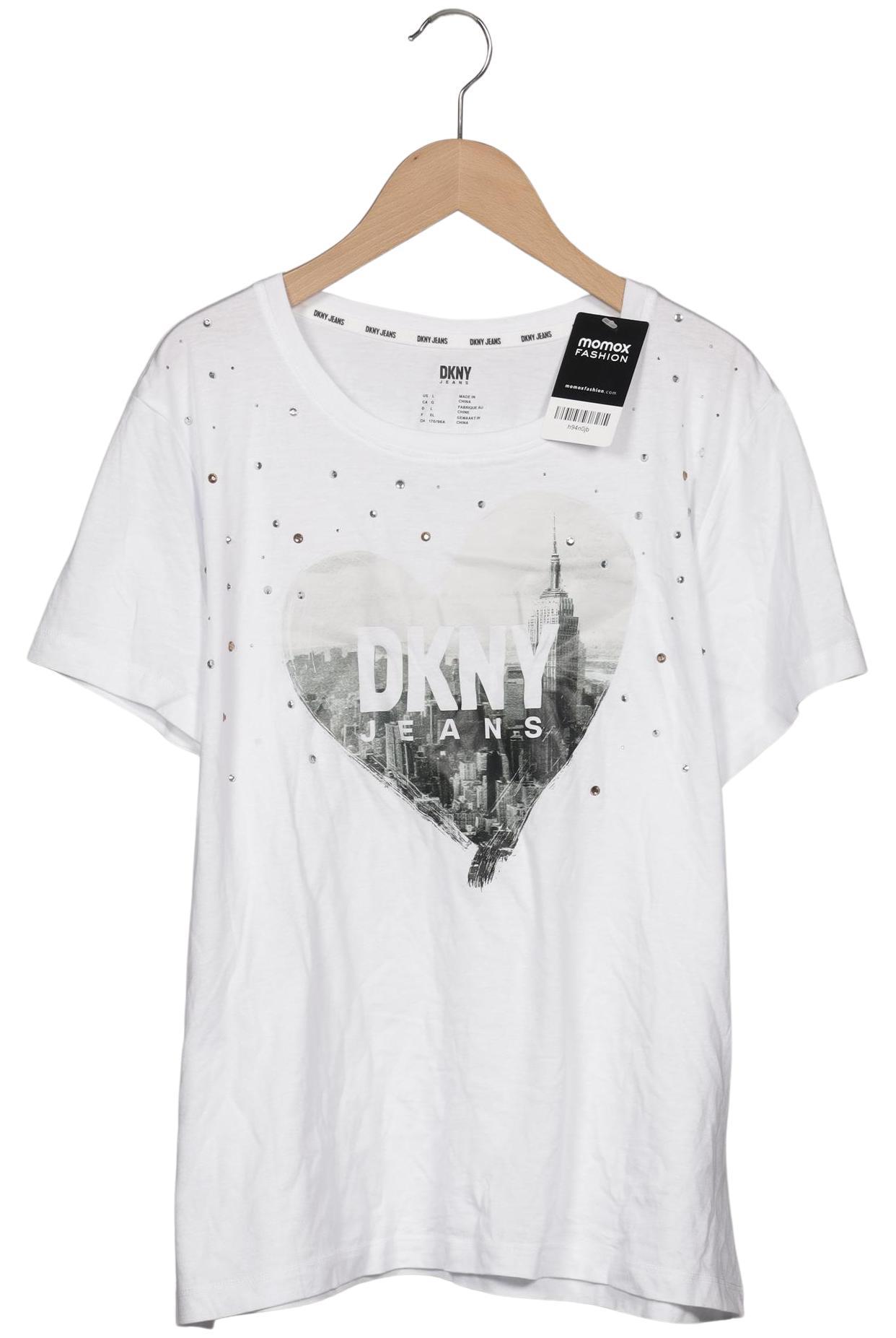 

Dkny by Donna Karan New York Damen T-Shirt, weiß, Gr. 42