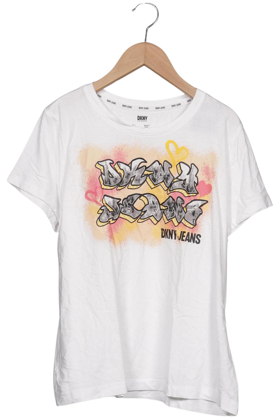 

Dkny by Donna Karan New York Damen T-Shirt, weiß, Gr. 42