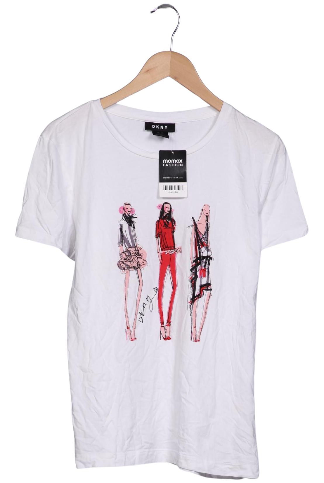 

Dkny by Donna Karan New York Damen T-Shirt, weiß, Gr. 38