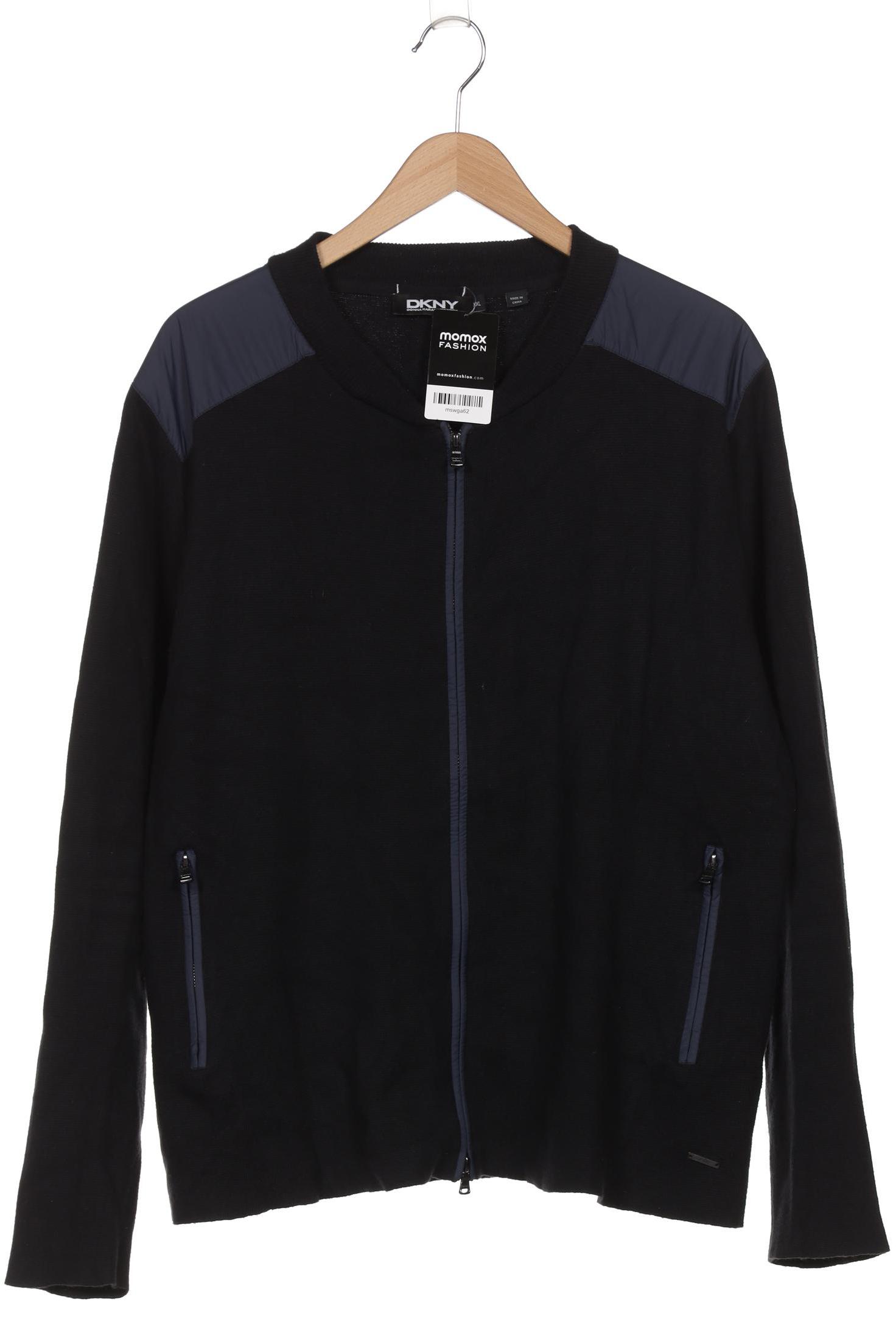 

Dkny by Donna Karan New York Herren Strickjacke, schwarz, Gr. 56