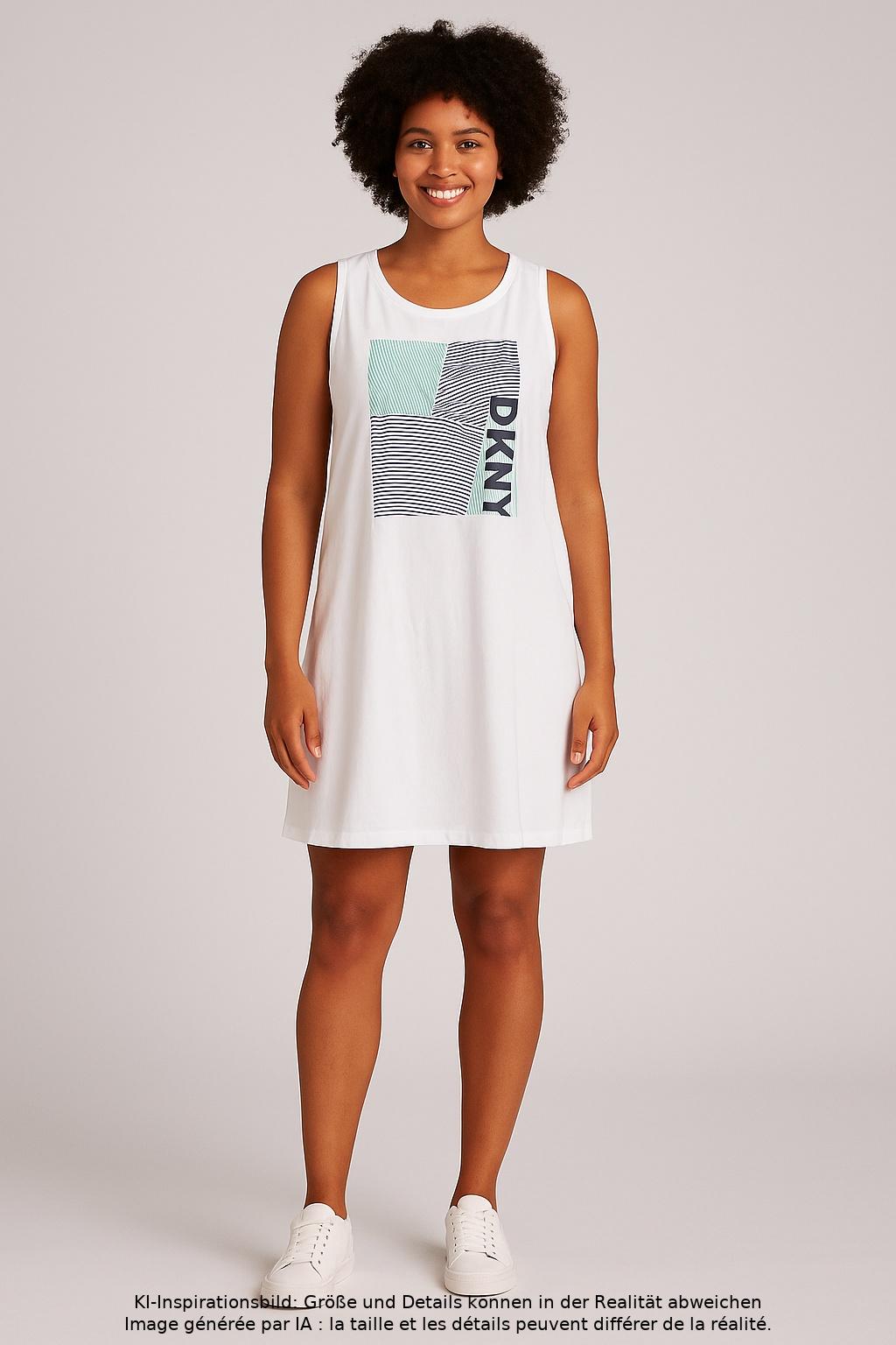 

Dkny by Donna Karan New York Damen Kleid, weiß, Gr. 44