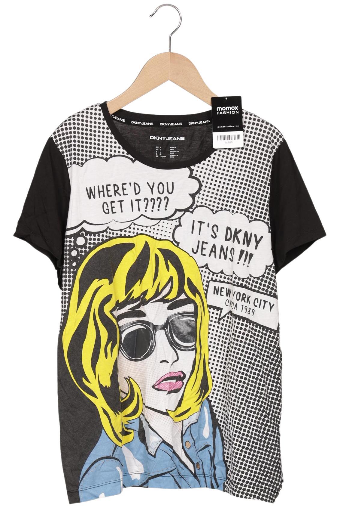 

Dkny by Donna Karan New York Damen T-Shirt, schwarz, Gr. 42