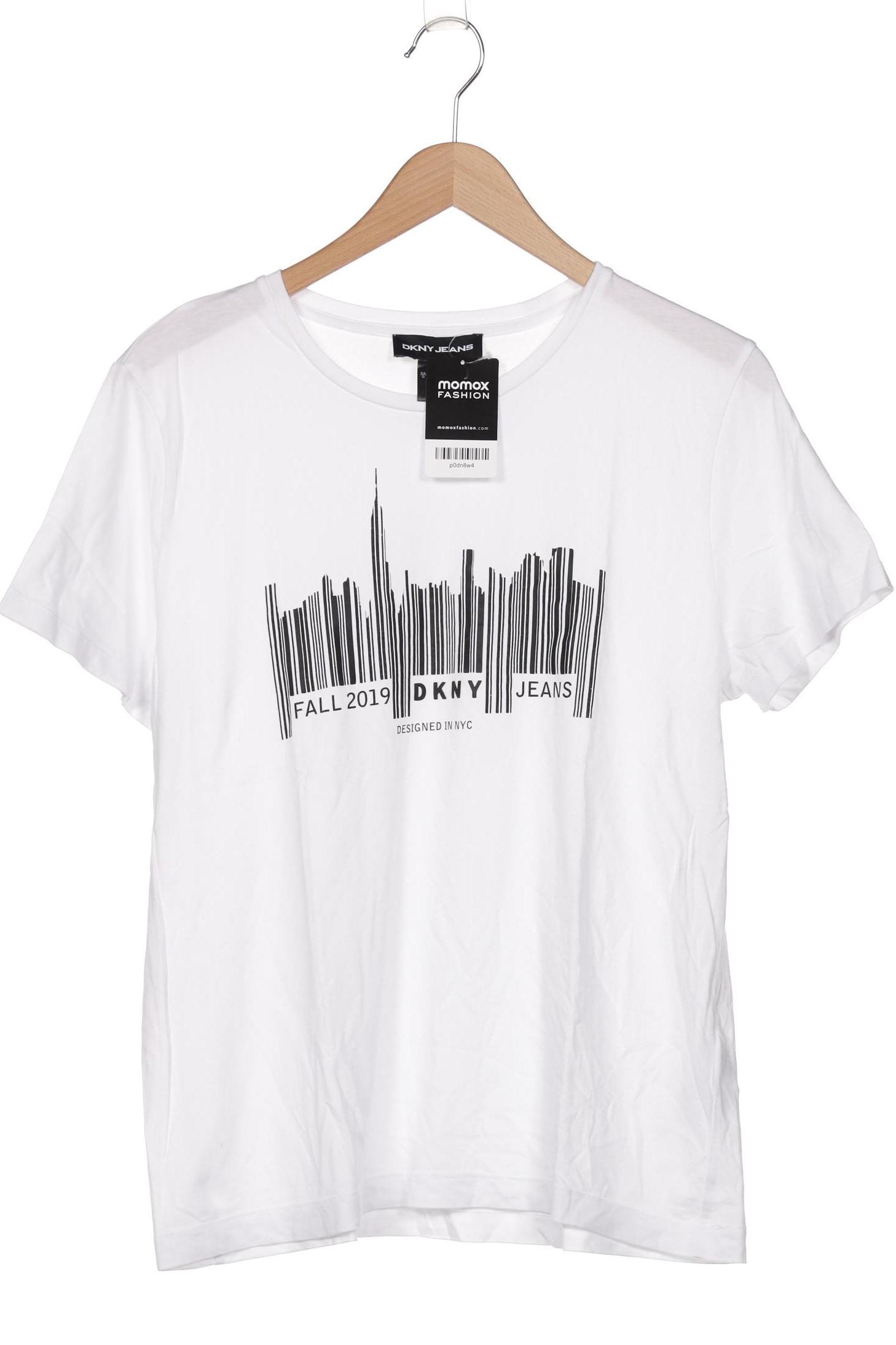 

Dkny by Donna Karan New York Damen T-Shirt, weiß, Gr. 42