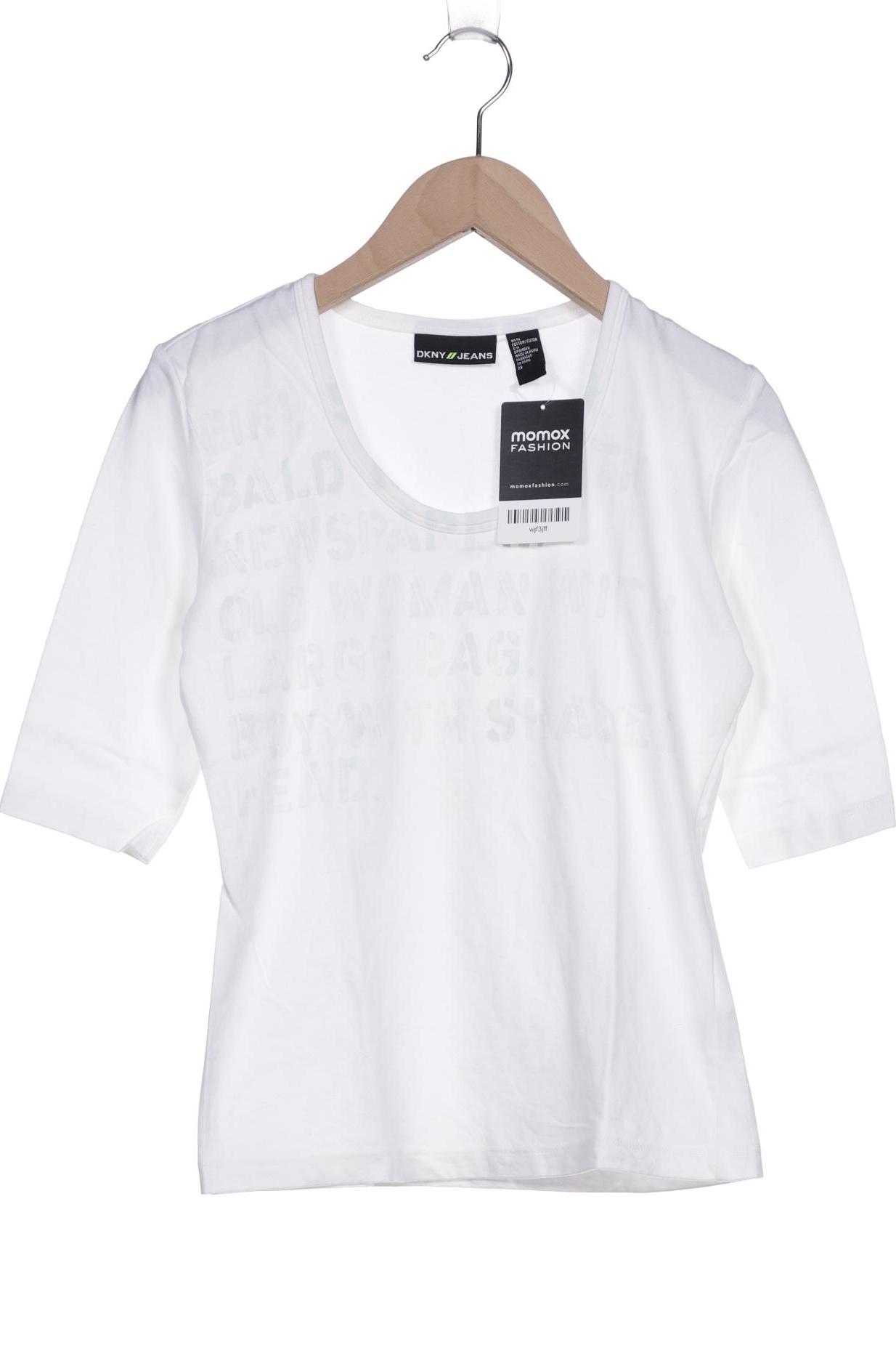 

Dkny by Donna Karan New York Damen T-Shirt, cremeweiß, Gr. 34