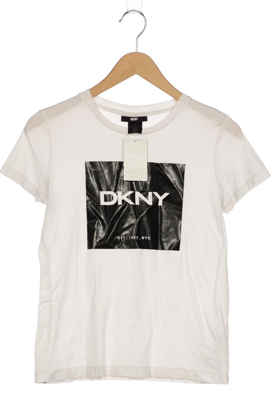 

Dkny by Donna Karan New York Damen T-Shirt, weiß, Gr. 34