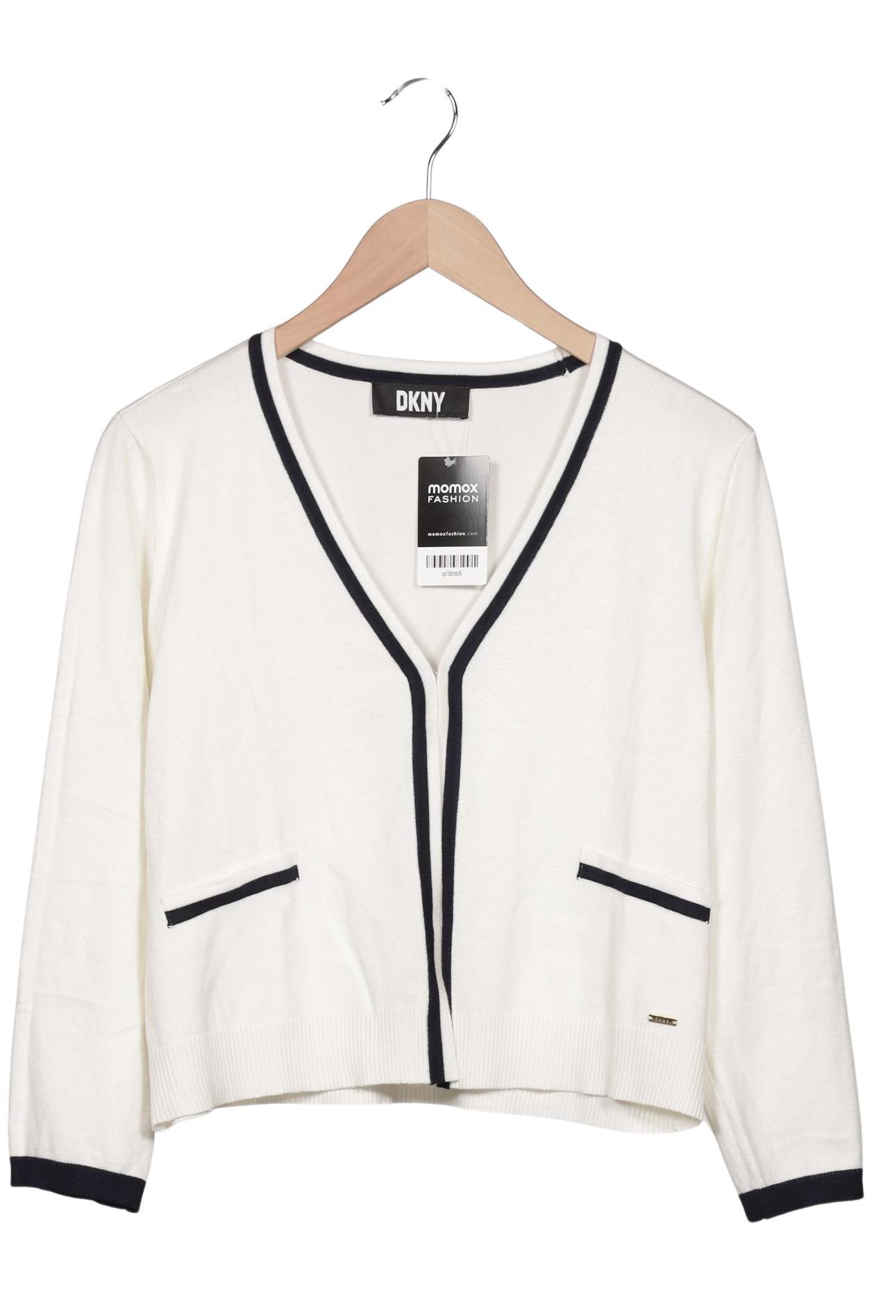 

Dkny by Donna Karan New York Damen Strickjacke, cremeweiß, Gr. 42