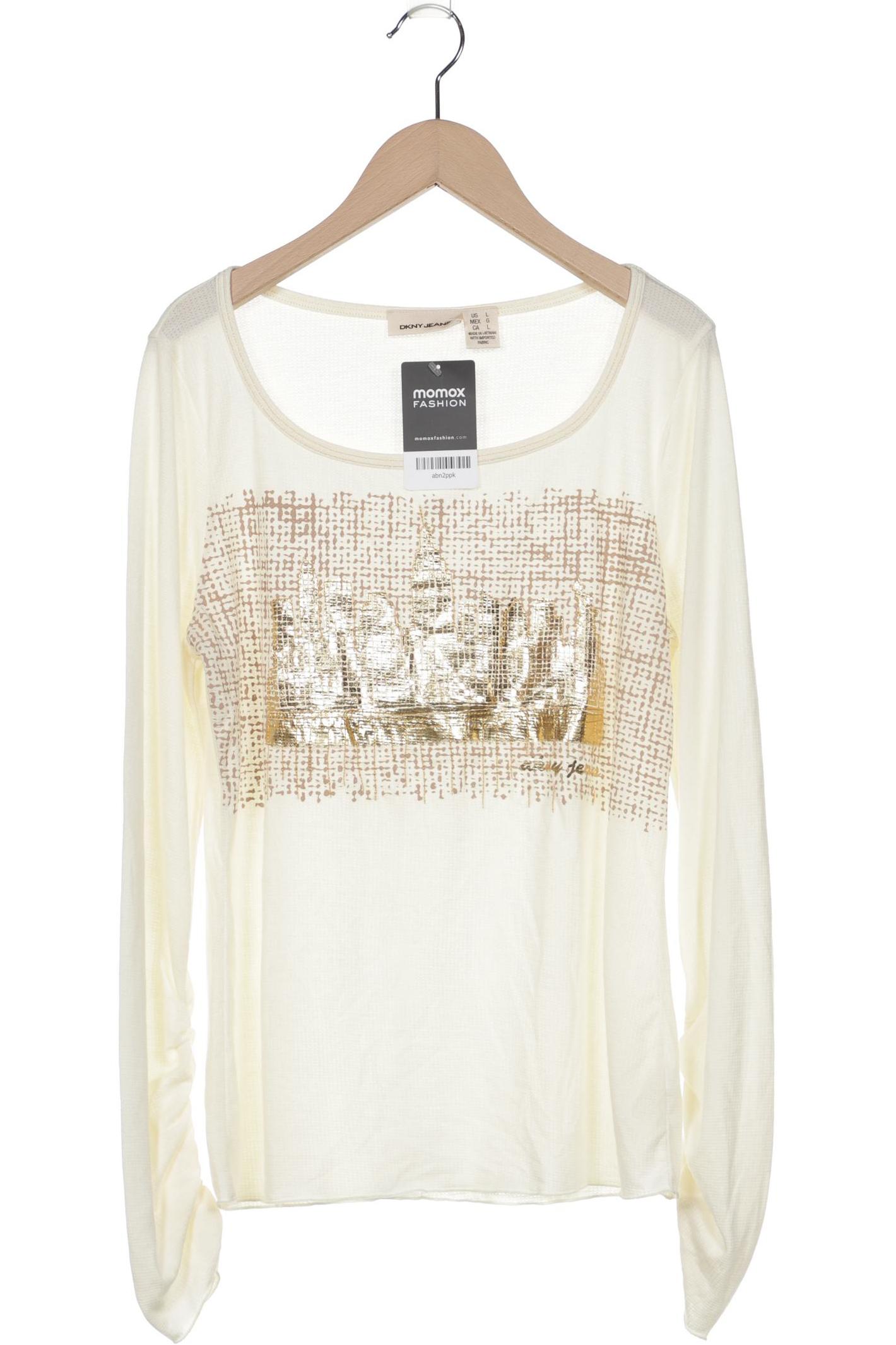 

Dkny by Donna Karan New York Damen Langarmshirt, gelb, Gr. 42