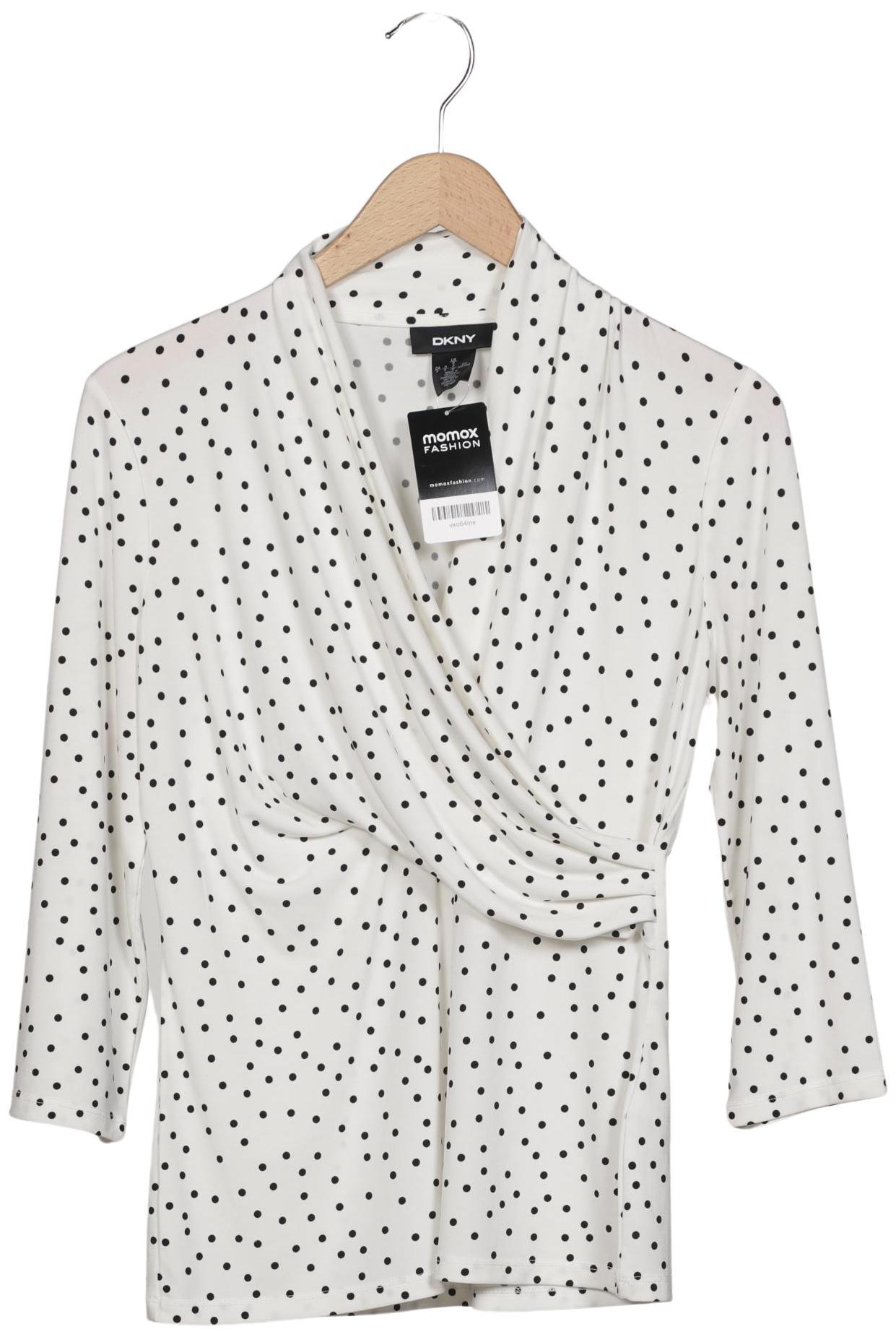 

Dkny by Donna Karan New York Damen Langarmshirt, cremeweiß, Gr. 36