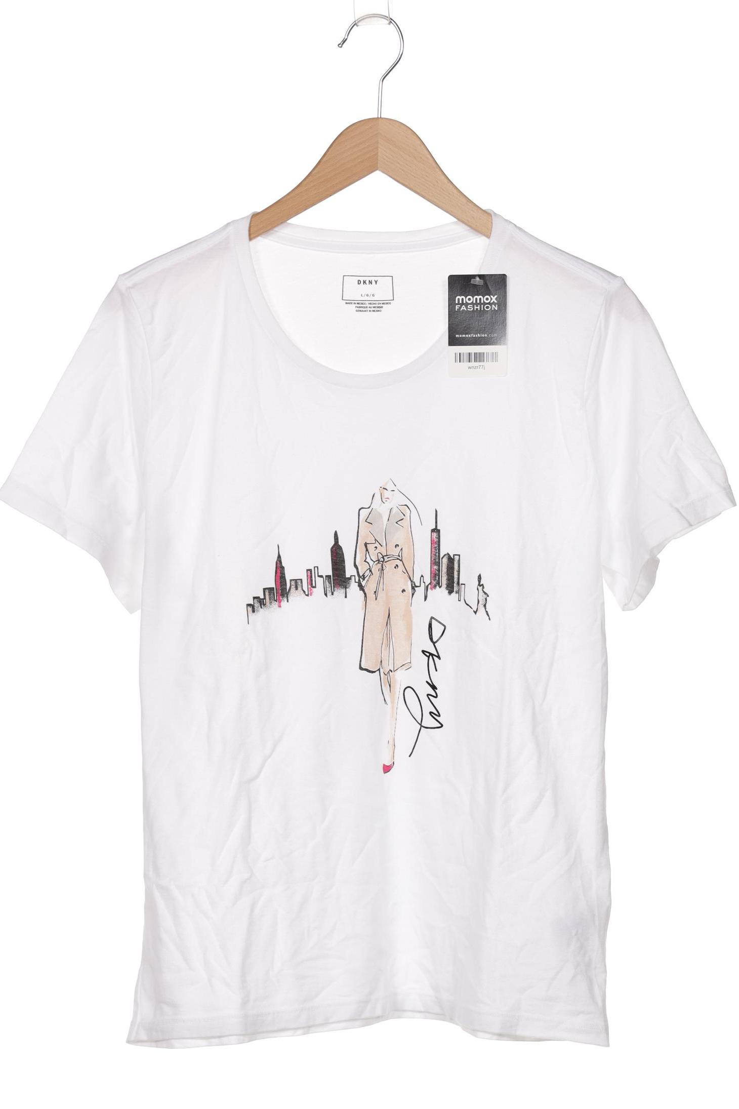 

Dkny by Donna Karan New York Damen T-Shirt, weiß, Gr. 42