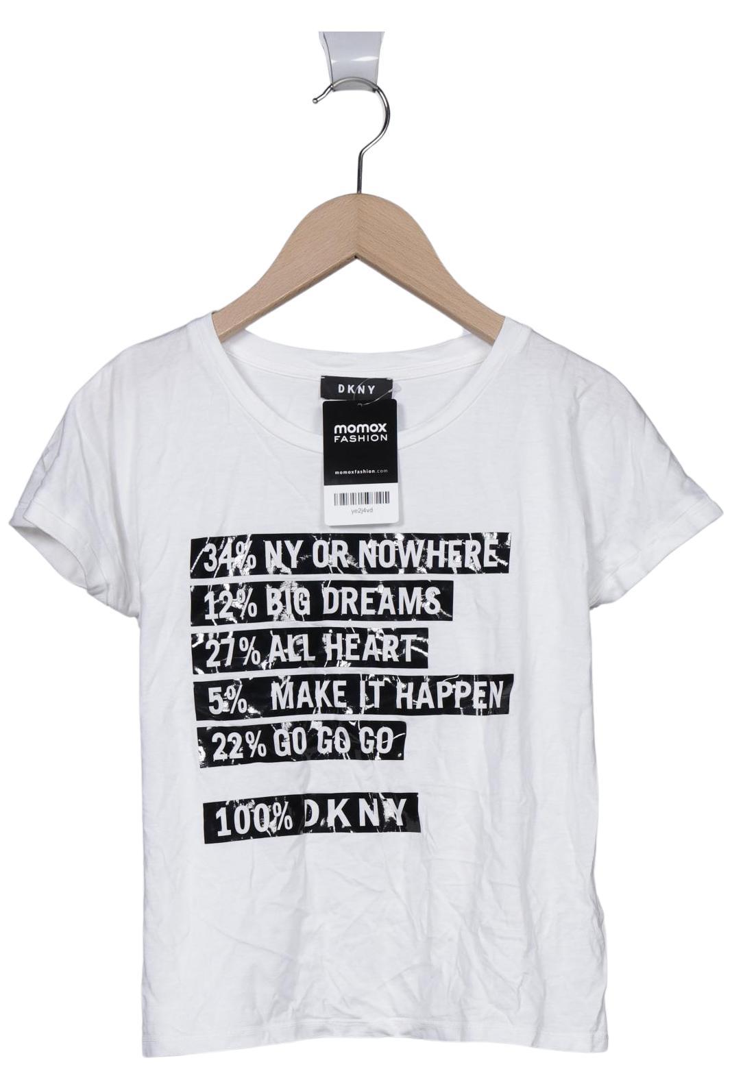 

Dkny by Donna Karan New York Damen T-Shirt, weiß, Gr. 34