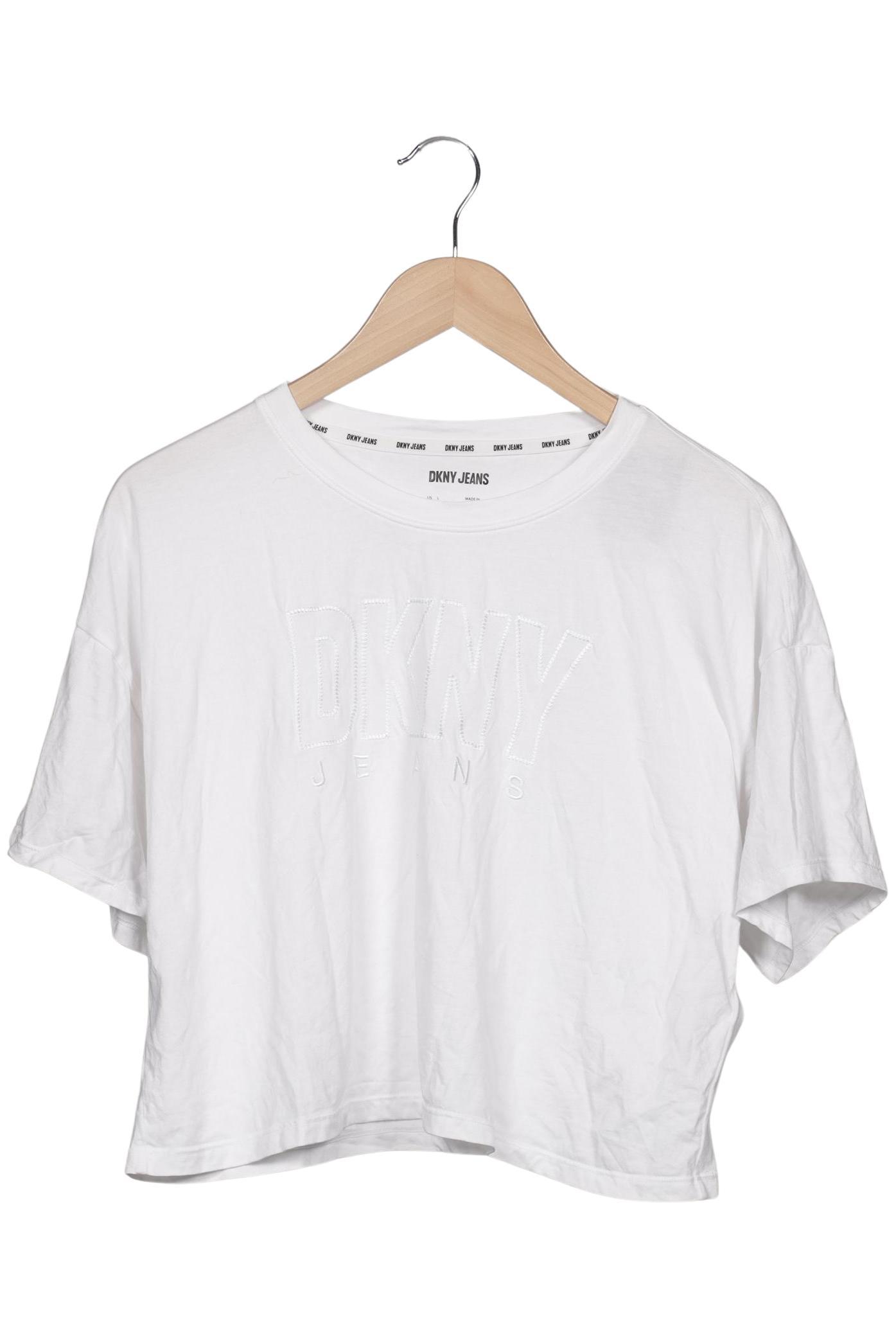 

Dkny by Donna Karan New York Damen T-Shirt, weiß, Gr. 42