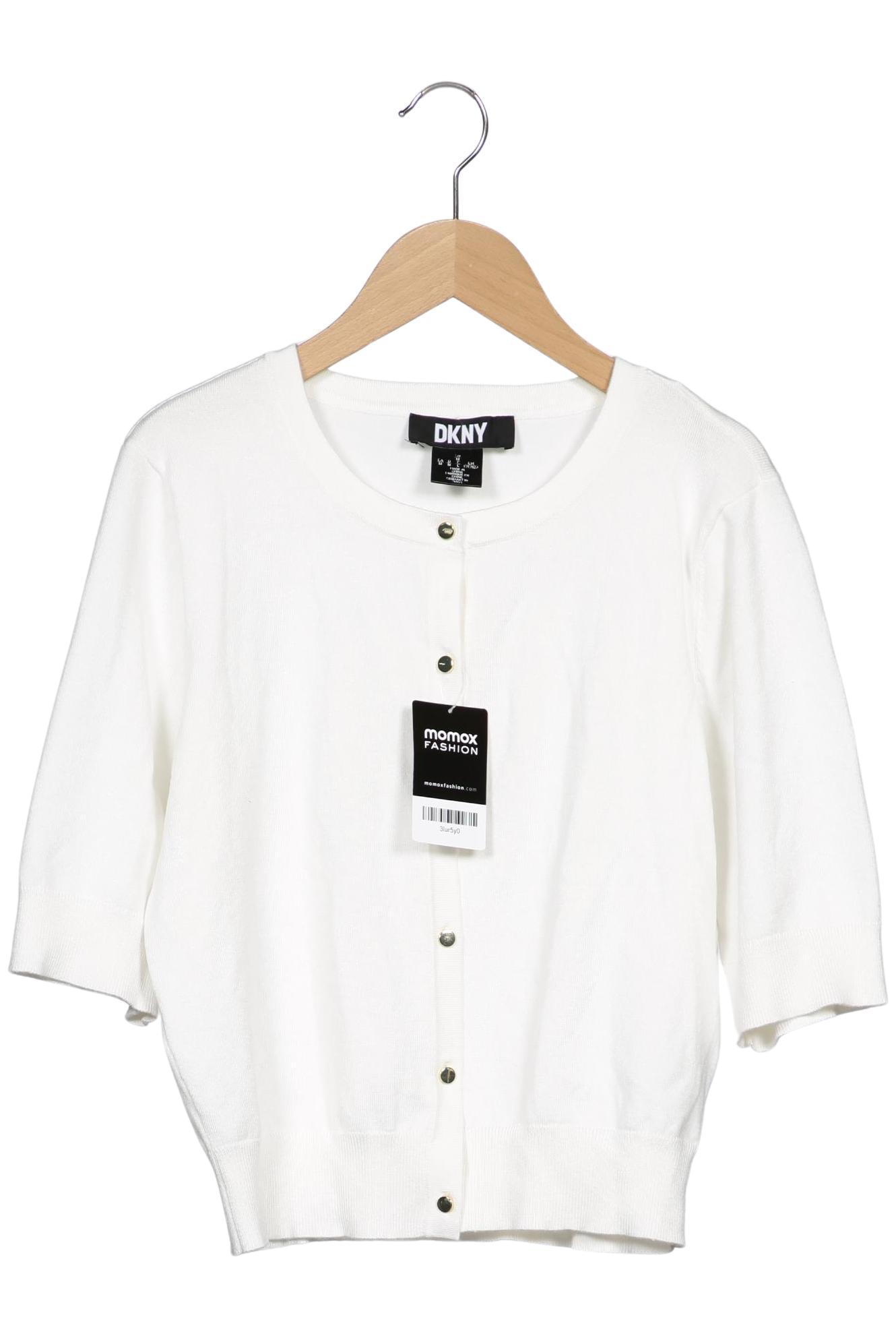 

Dkny C Damen Strickjacke, weiß, Gr. 38