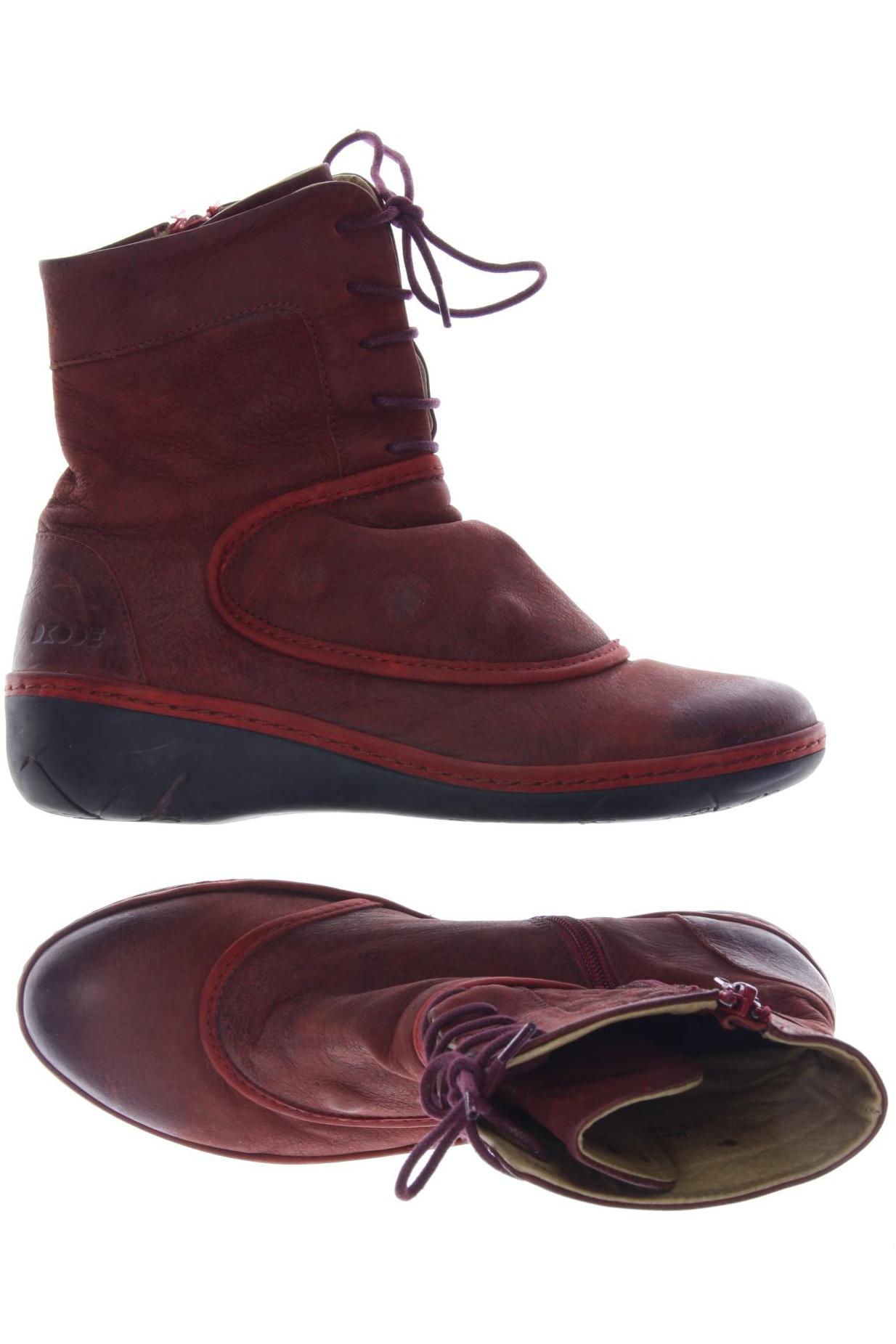 

Dkode Damen Stiefelette, rot, Gr. 38