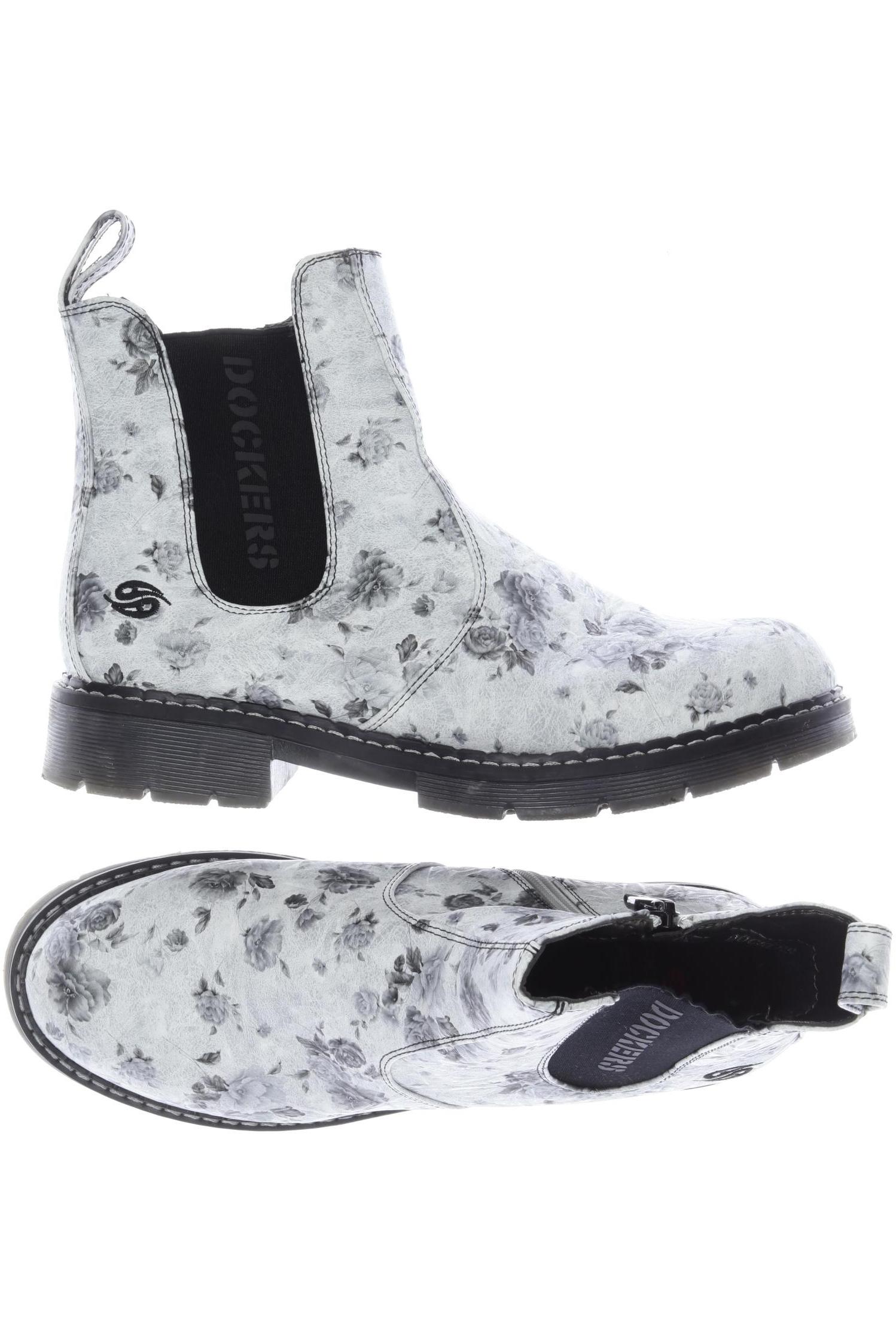 

Dockers by Gerli Damen Stiefelette, weiß, Gr. 40