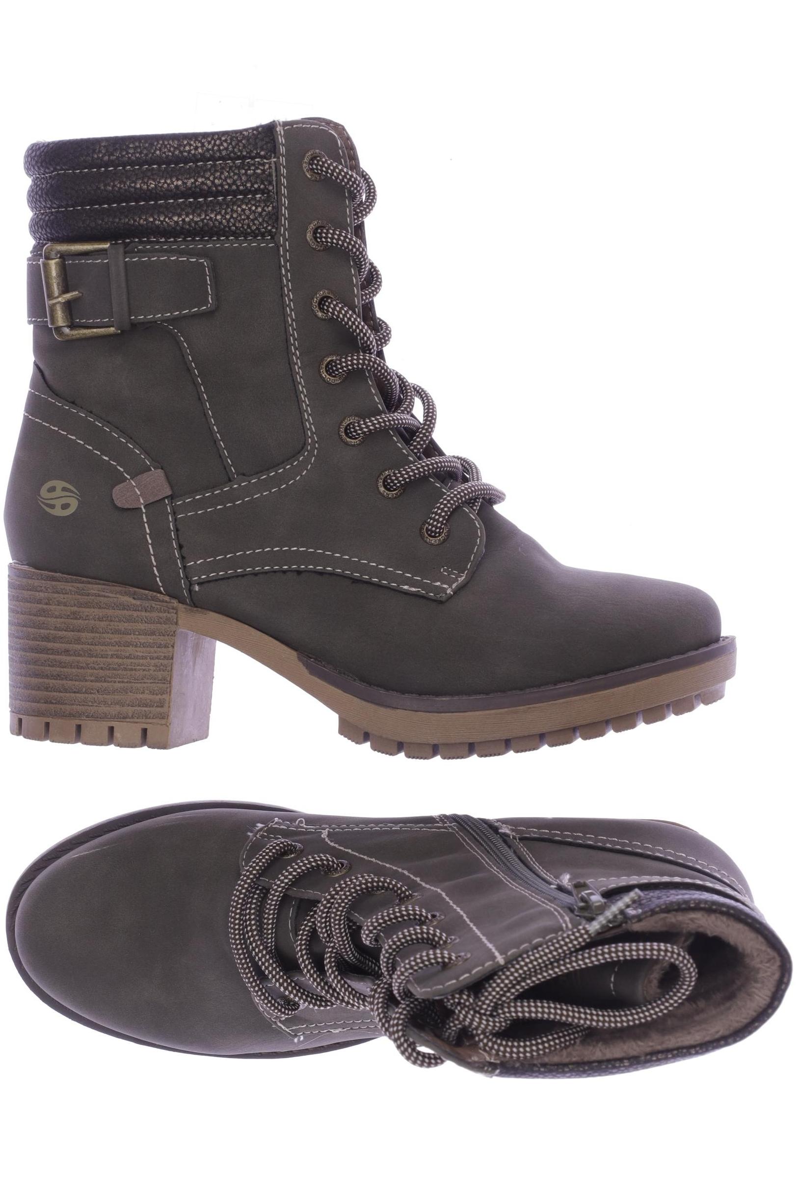 

Dockers by Gerli Damen Stiefelette, grün, Gr. 37