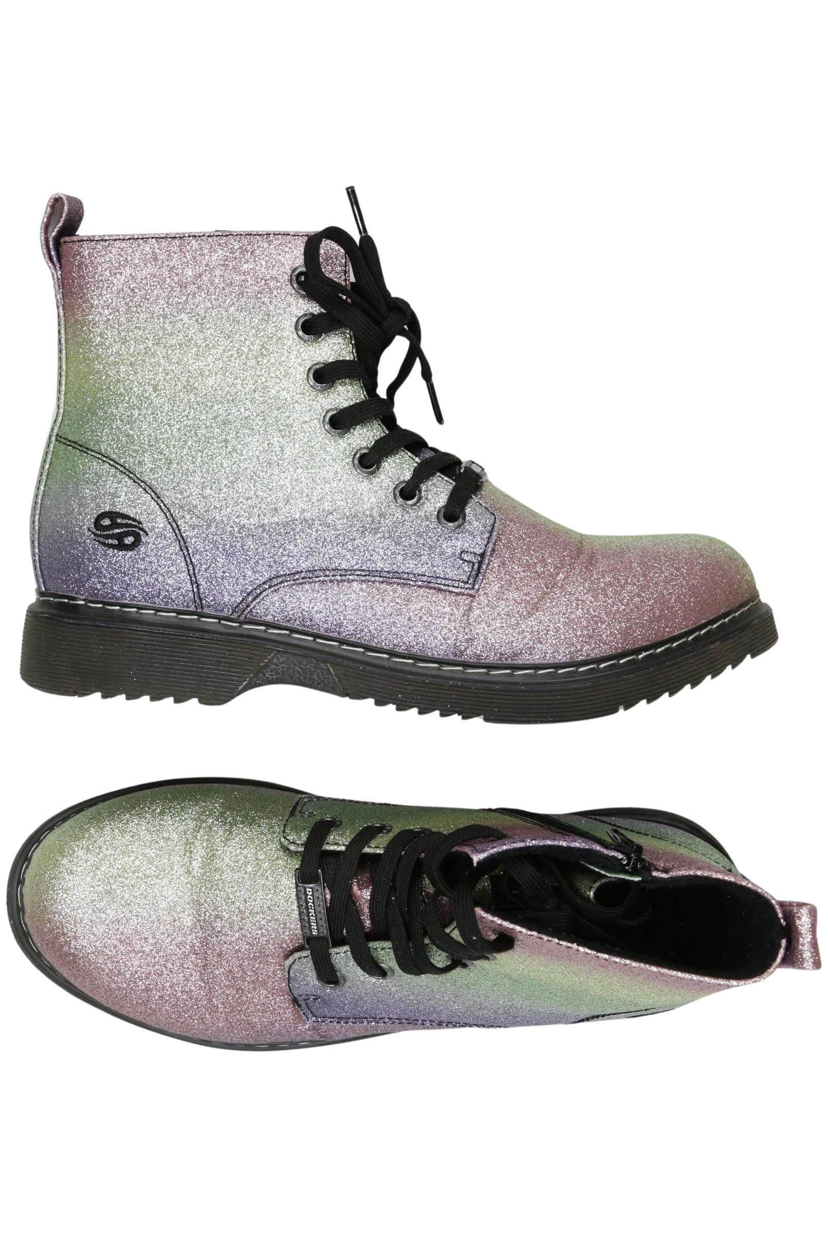 

Dockers by Gerli Damen Stiefelette, silber, Gr. 38