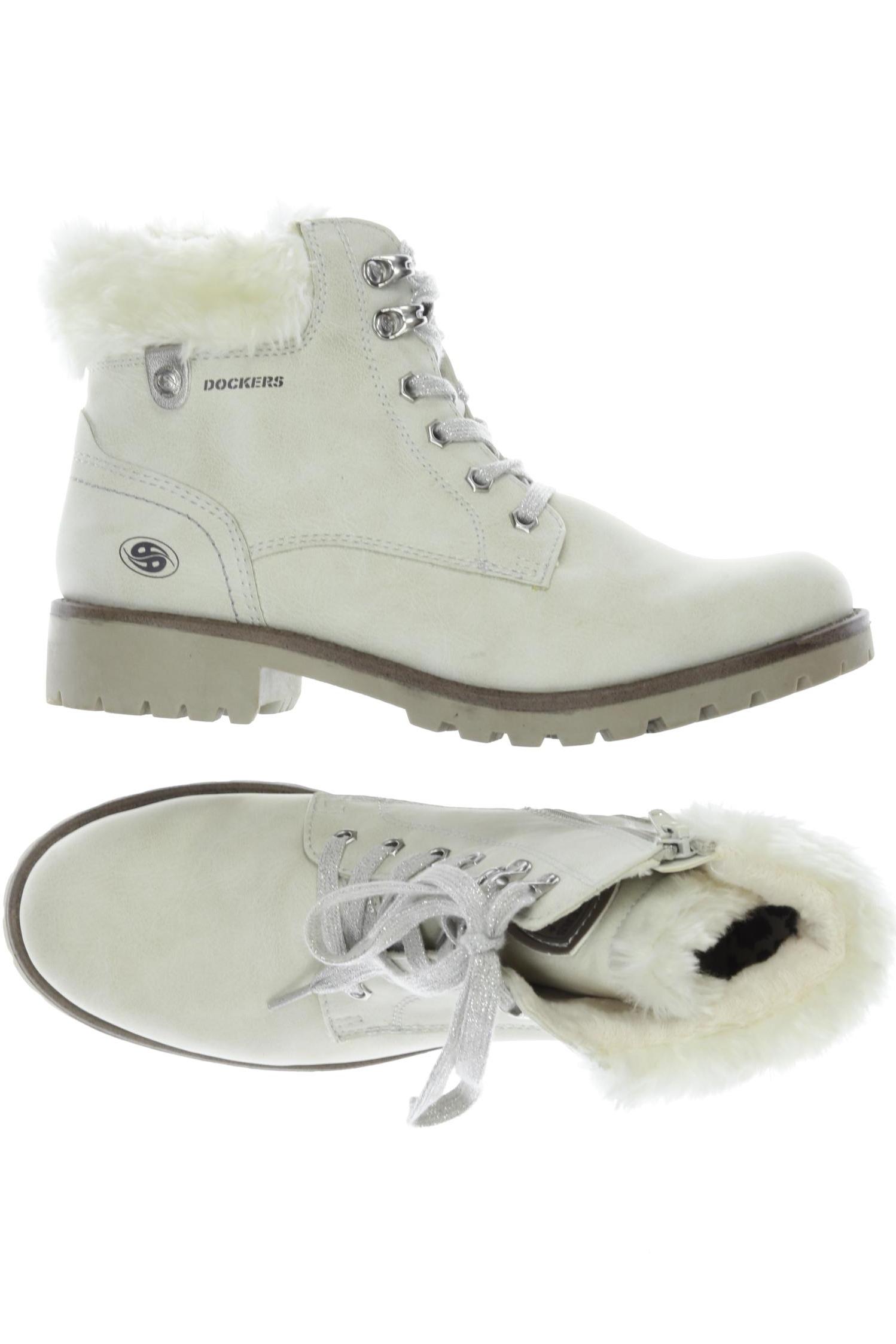 

Dockers by Gerli Damen Stiefelette, cremeweiß, Gr. 39