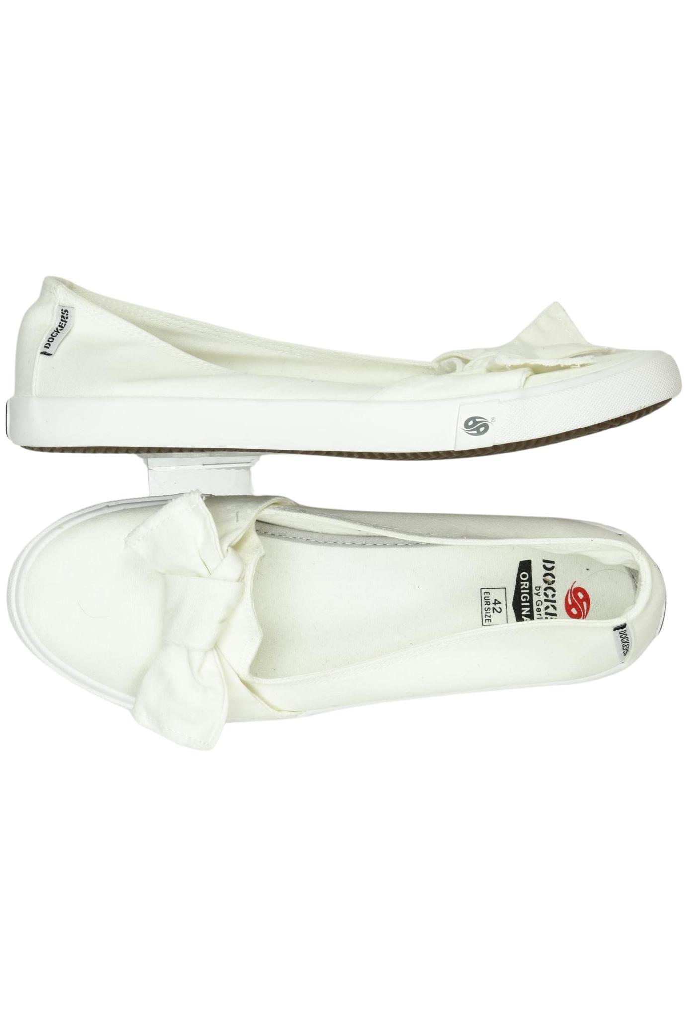 

Dockers by Gerli Damen Ballerinas, weiß, Gr. 42