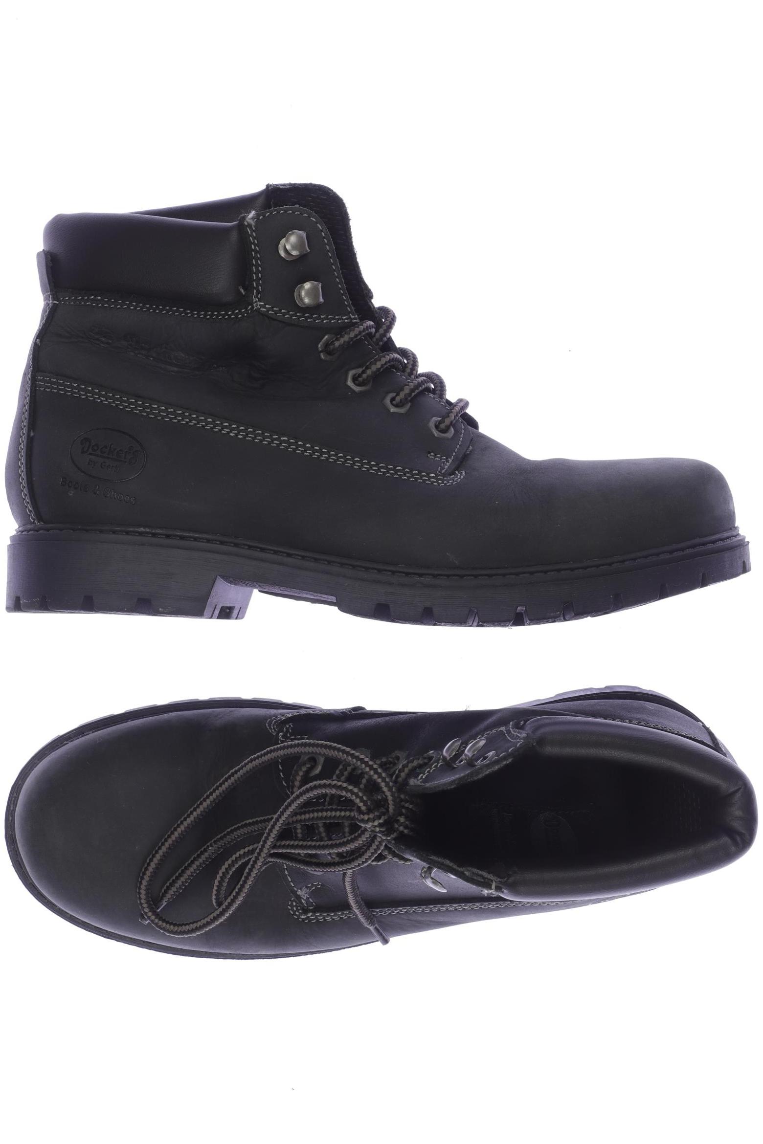 

Dockers by Gerli Herren Stiefel, schwarz, Gr. 41