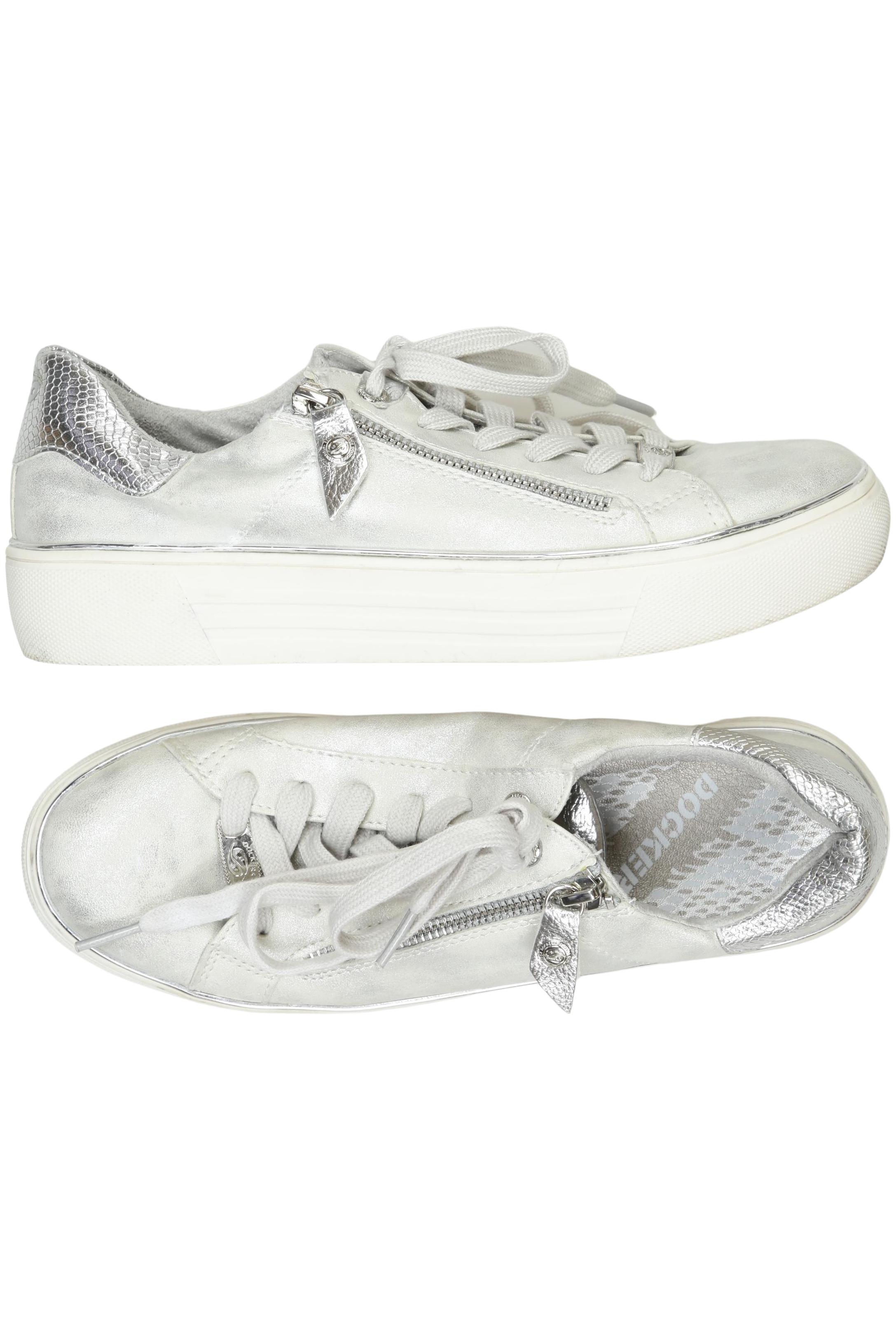 

Dockers by Gerli Damen Sneakers, silber, Gr. 39